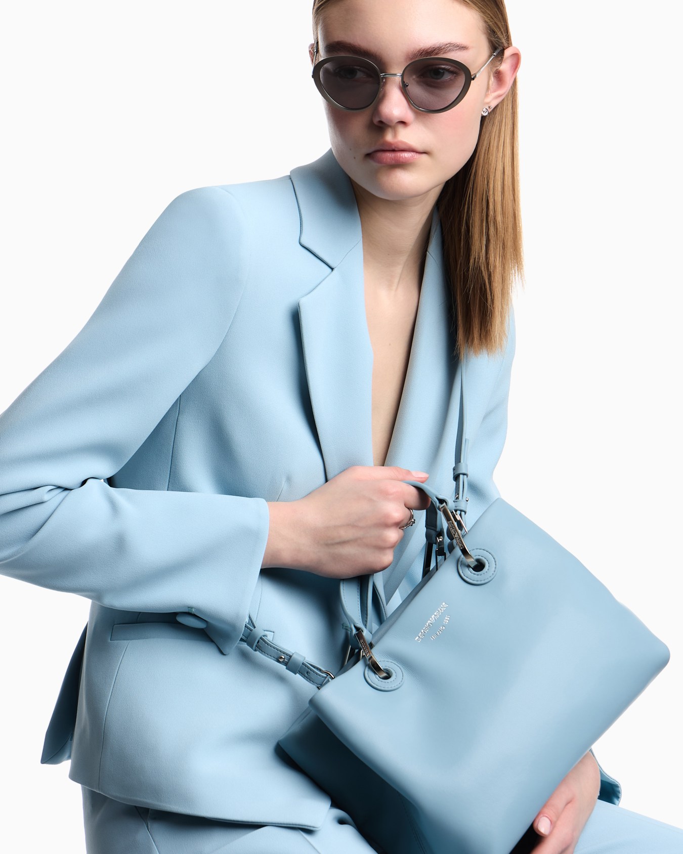 Nappa-leather small MyEA shopper bag Slide 7