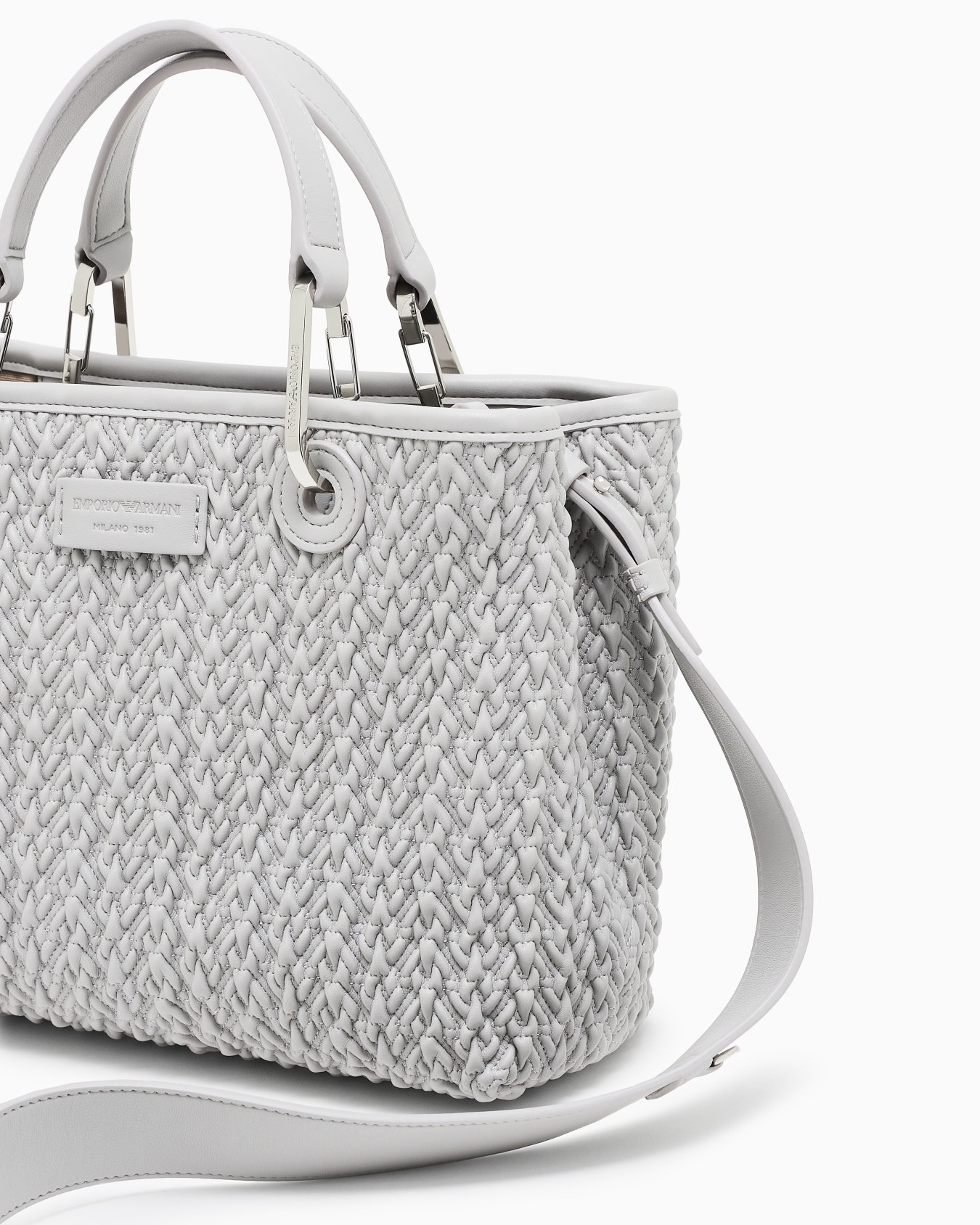 Quilted-effect small MyEA shopper bag Slide 4