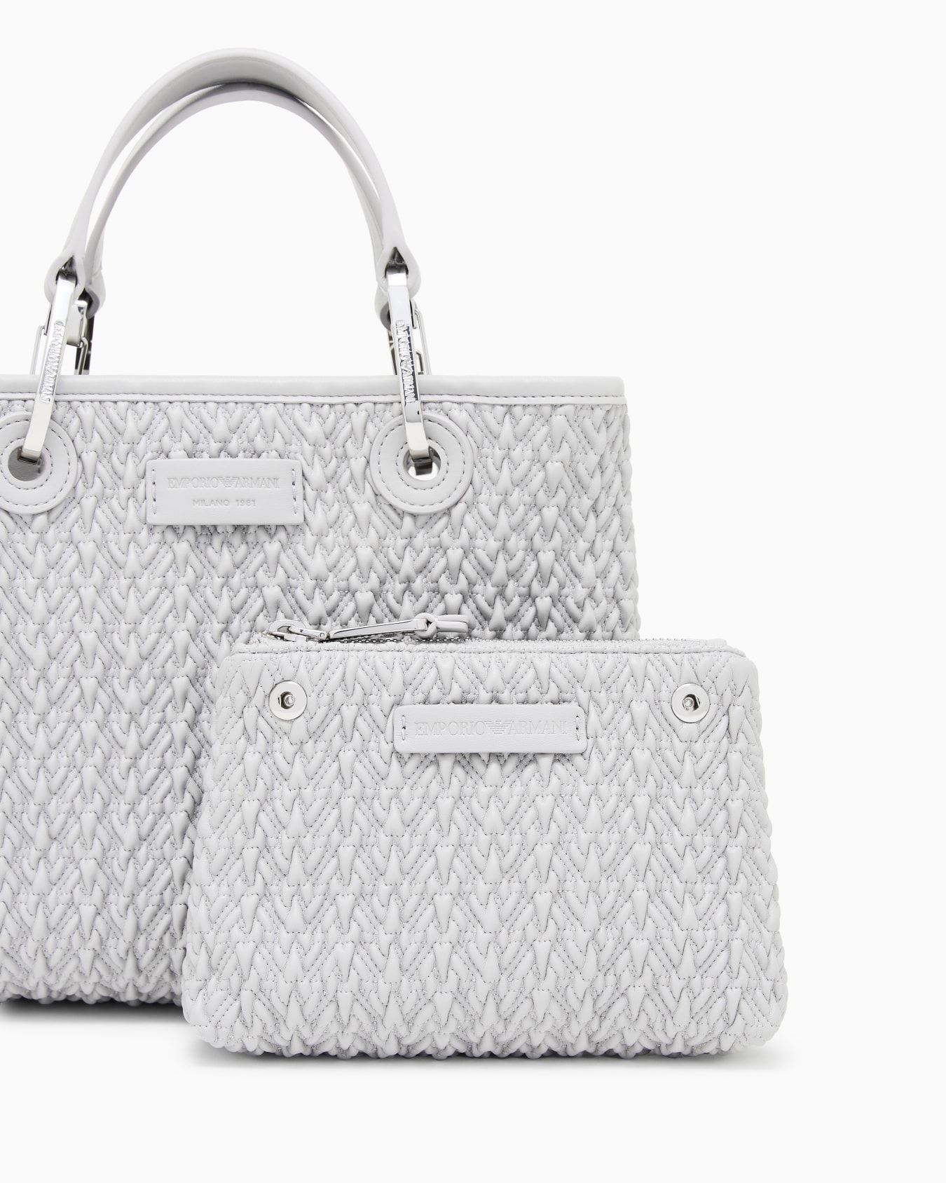 Quilted-effect small MyEA shopper bag Slide 5