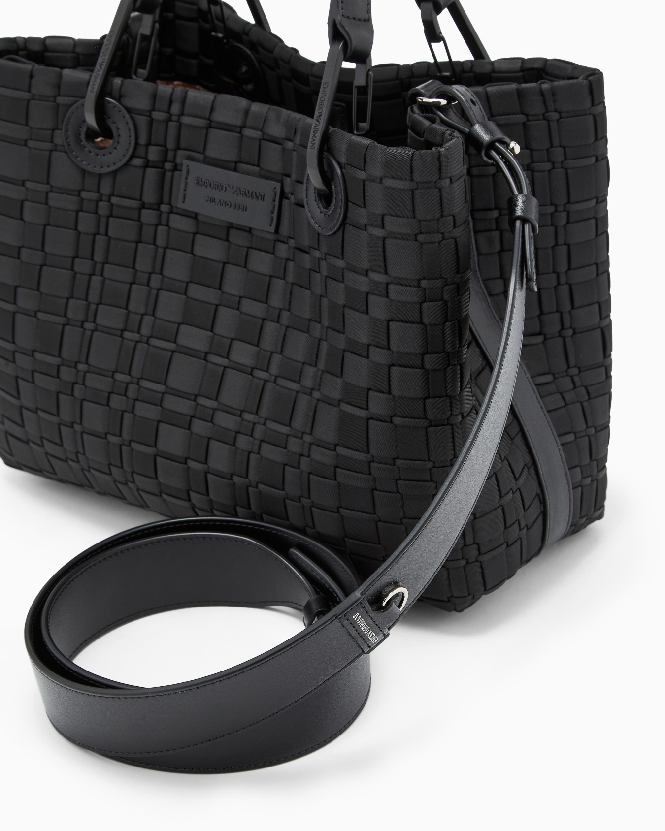 Bolso shopper MyEA pequeño en nailon trenzado Diapositiva 5