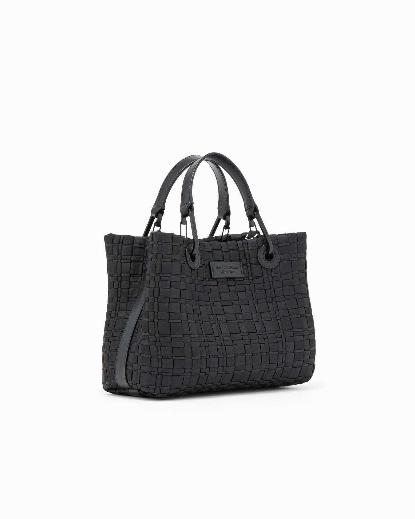 Bolso shopper MyEA pequeño en nailon trenzado Diapositiva 1