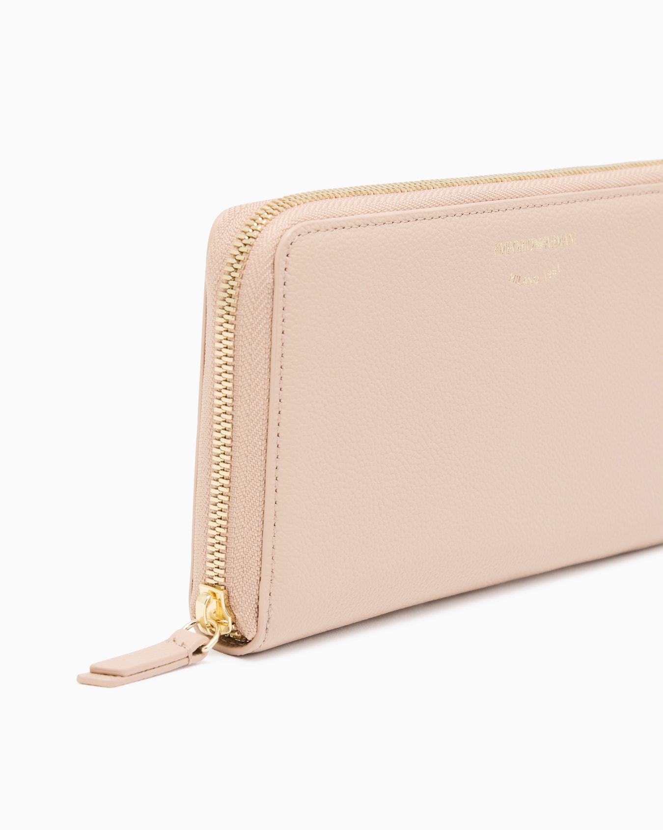 Cartera de piel con cremallera perimetral y estampado de ciervo Diapositiva 3