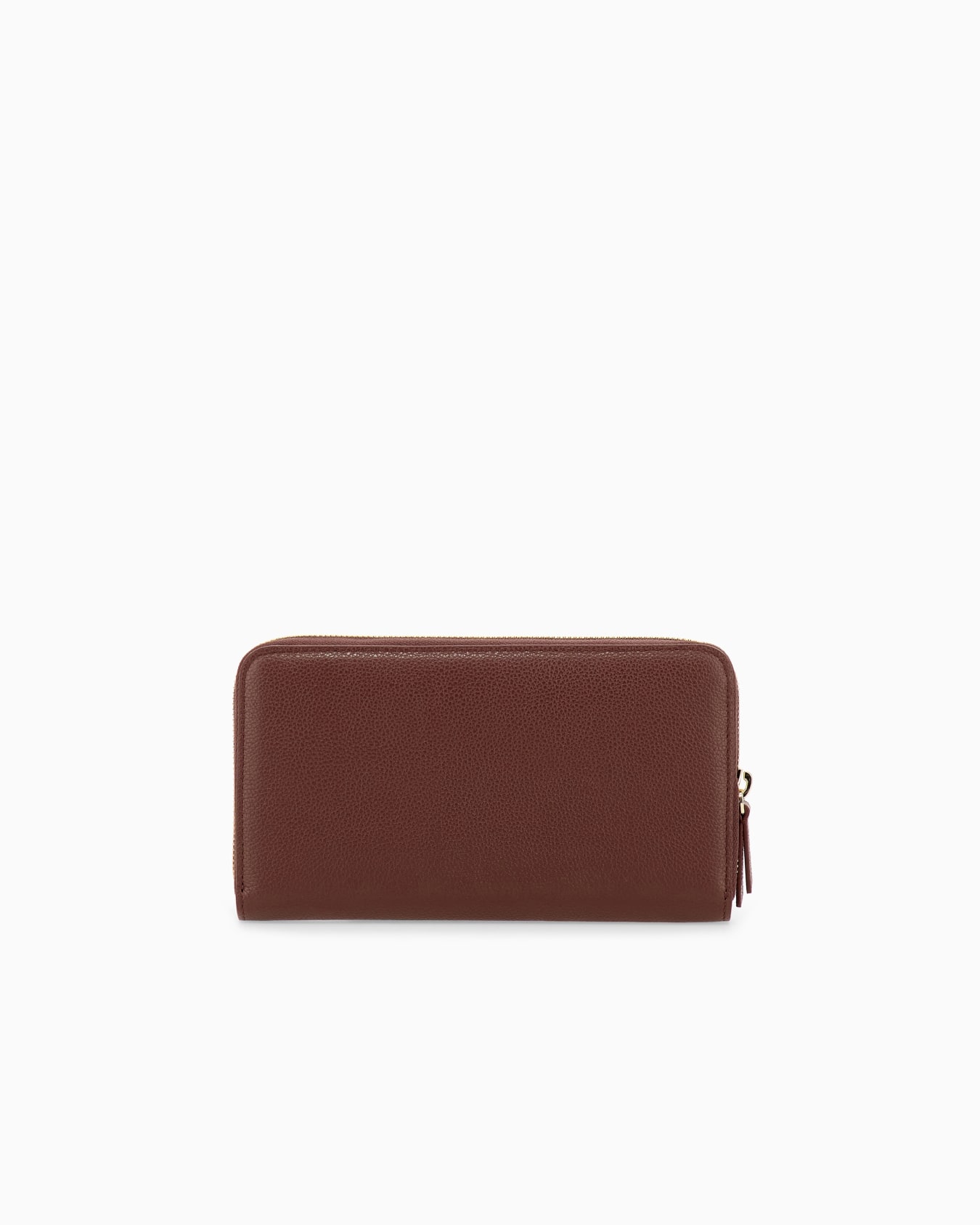 Wallet in pebbled leather with a zip around closure Slide 1