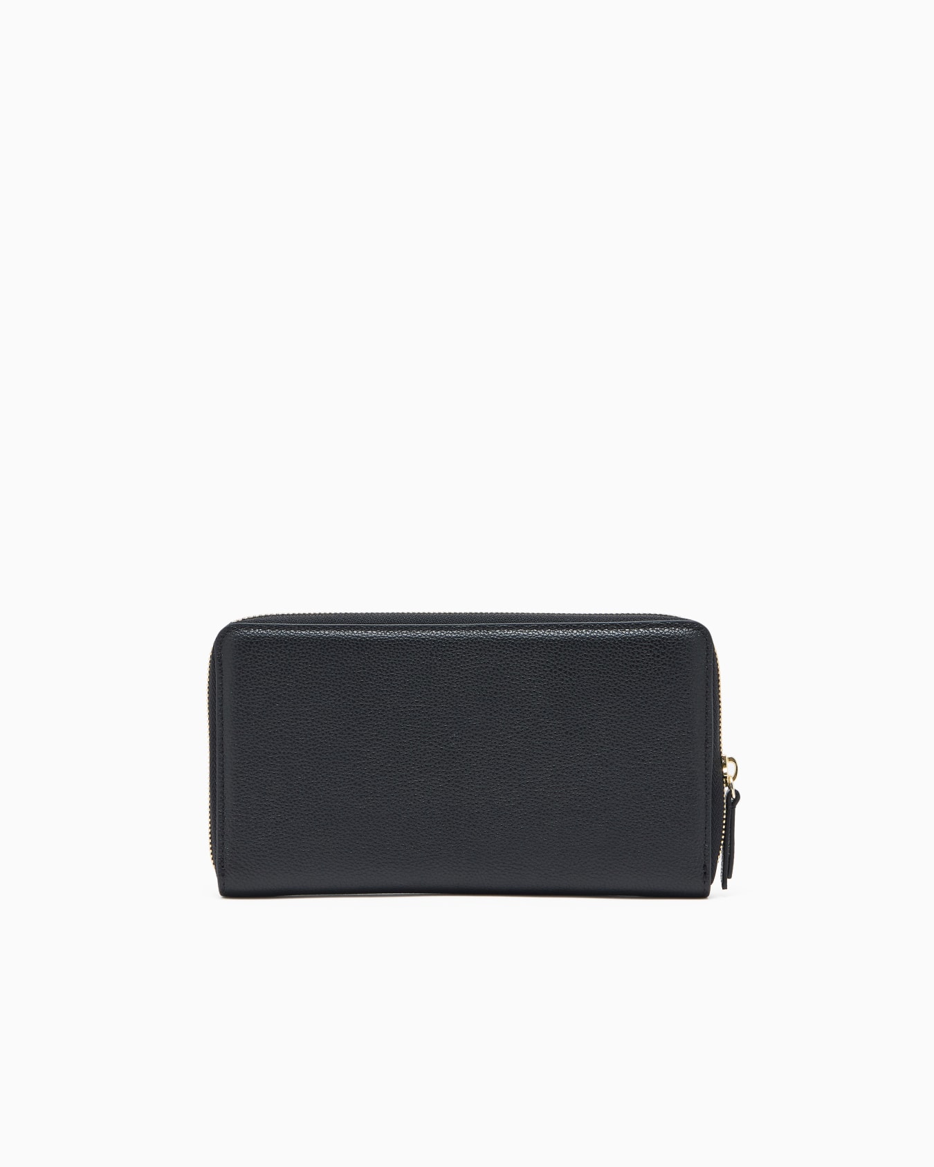 Wallet in pebbled leather with a zip around closure Slide 1