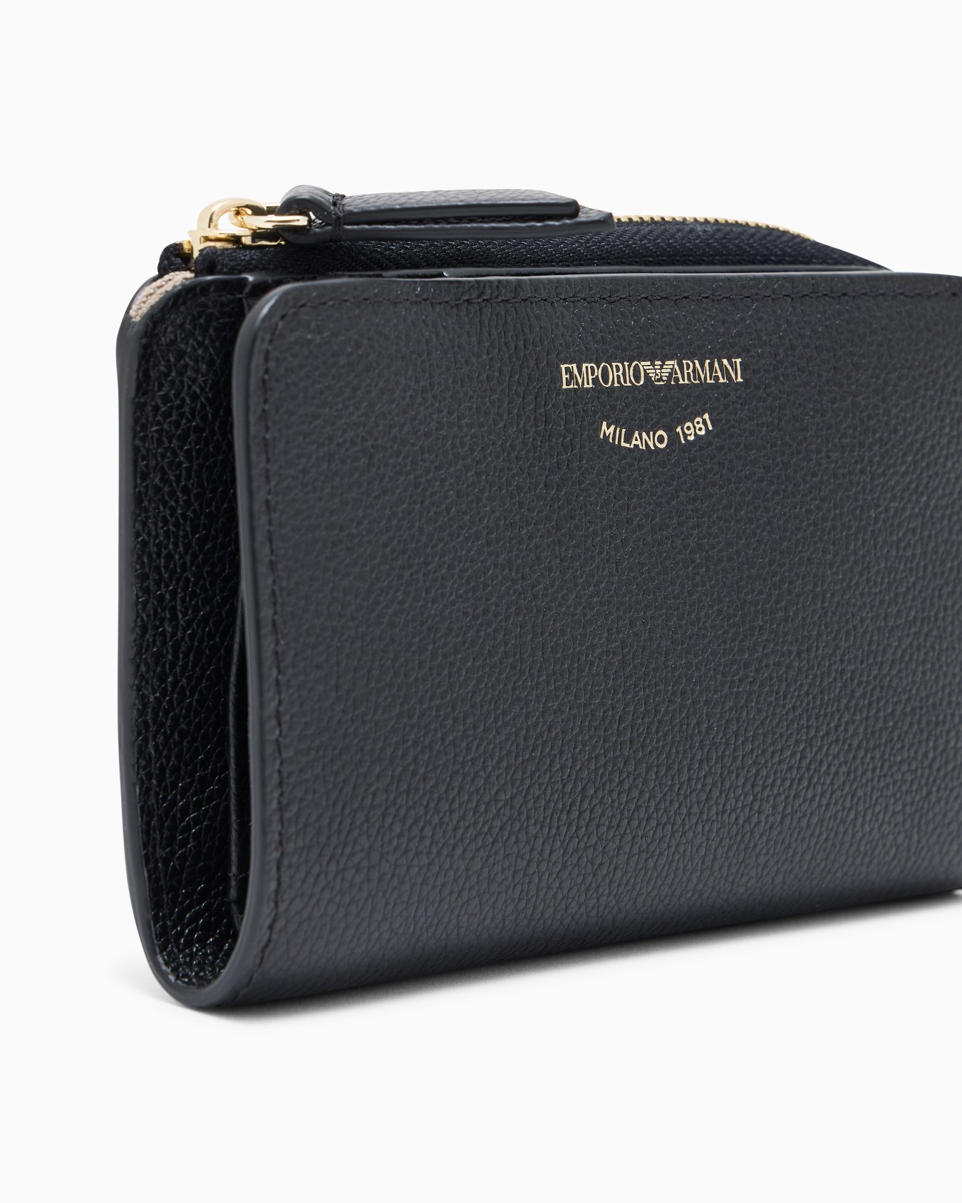 二つ折りウォレット ディアプリントレザー スライドする 3