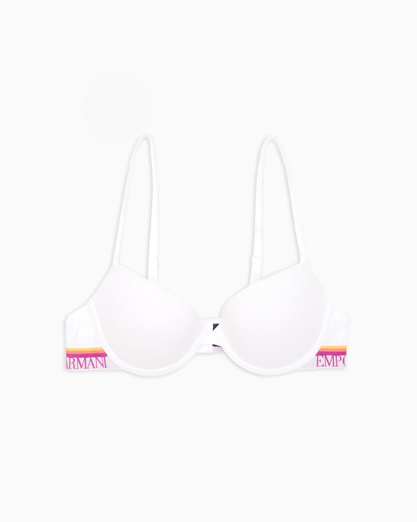 ASV Iconic organic-cotton push-up bra with logo underband Slide 0