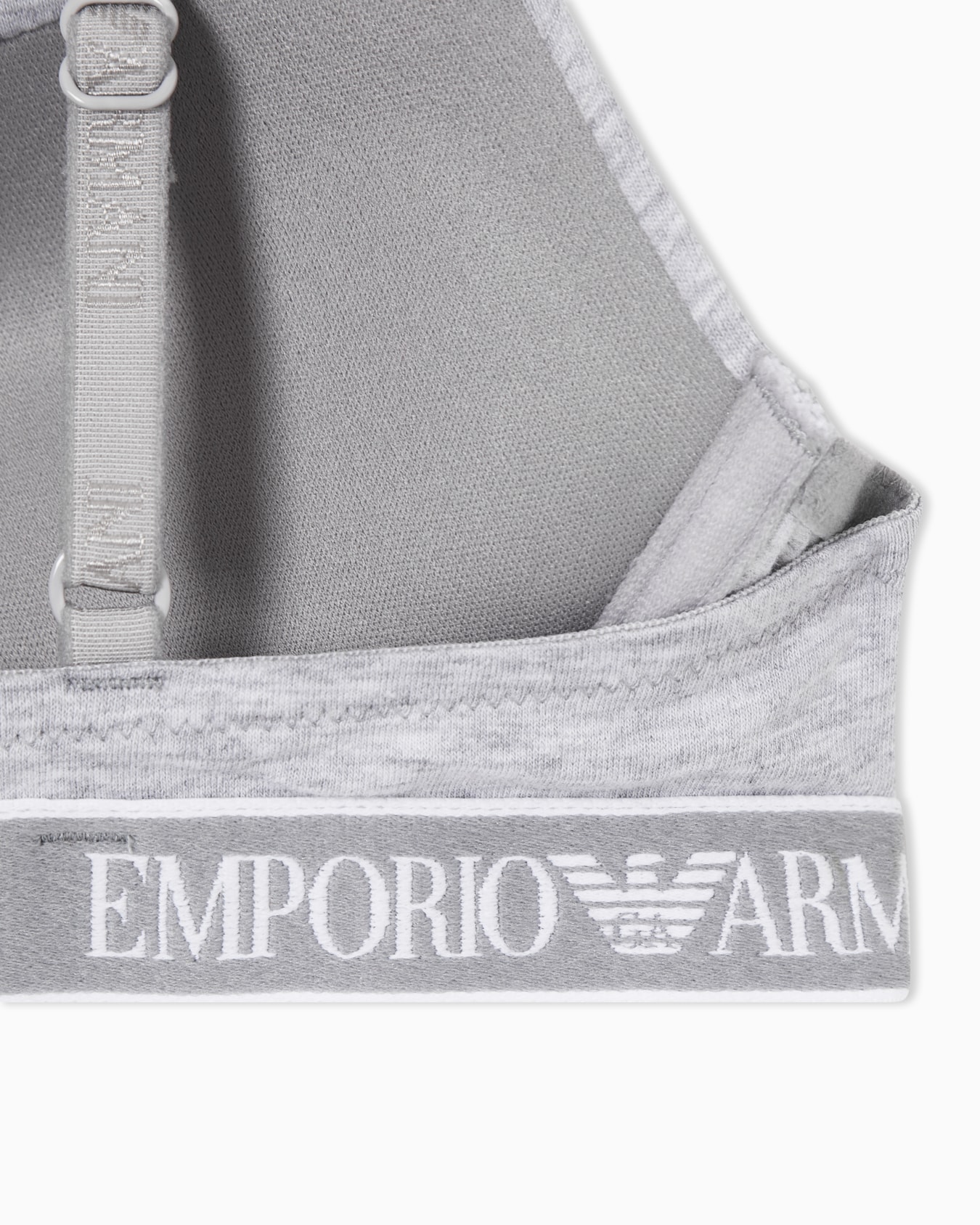 ASV Iconic organic jersey push-up bra with logo underband Slide 3