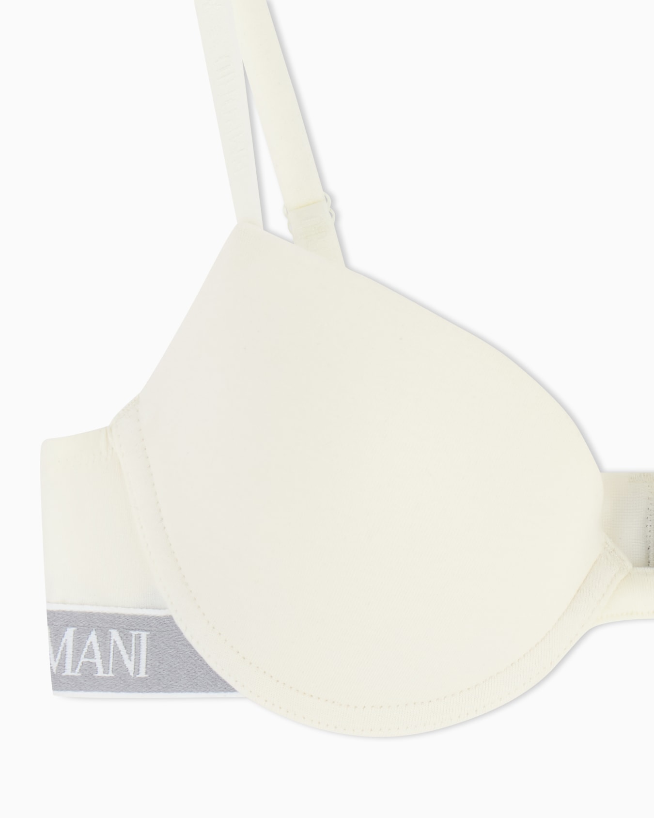 ASV Iconic organic jersey push-up bra with logo underband Slide 1