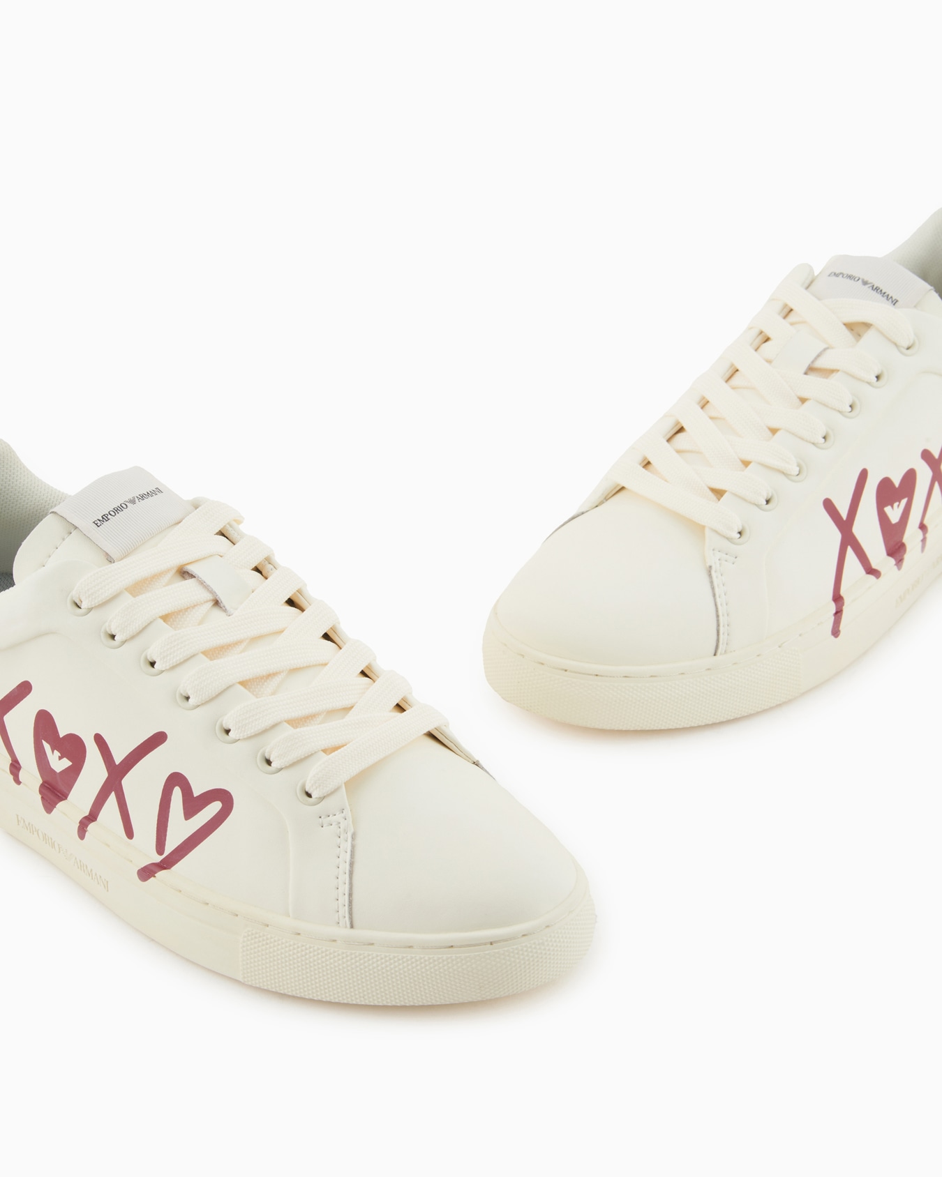 Leather sneakers with XOXO logo Slide 4