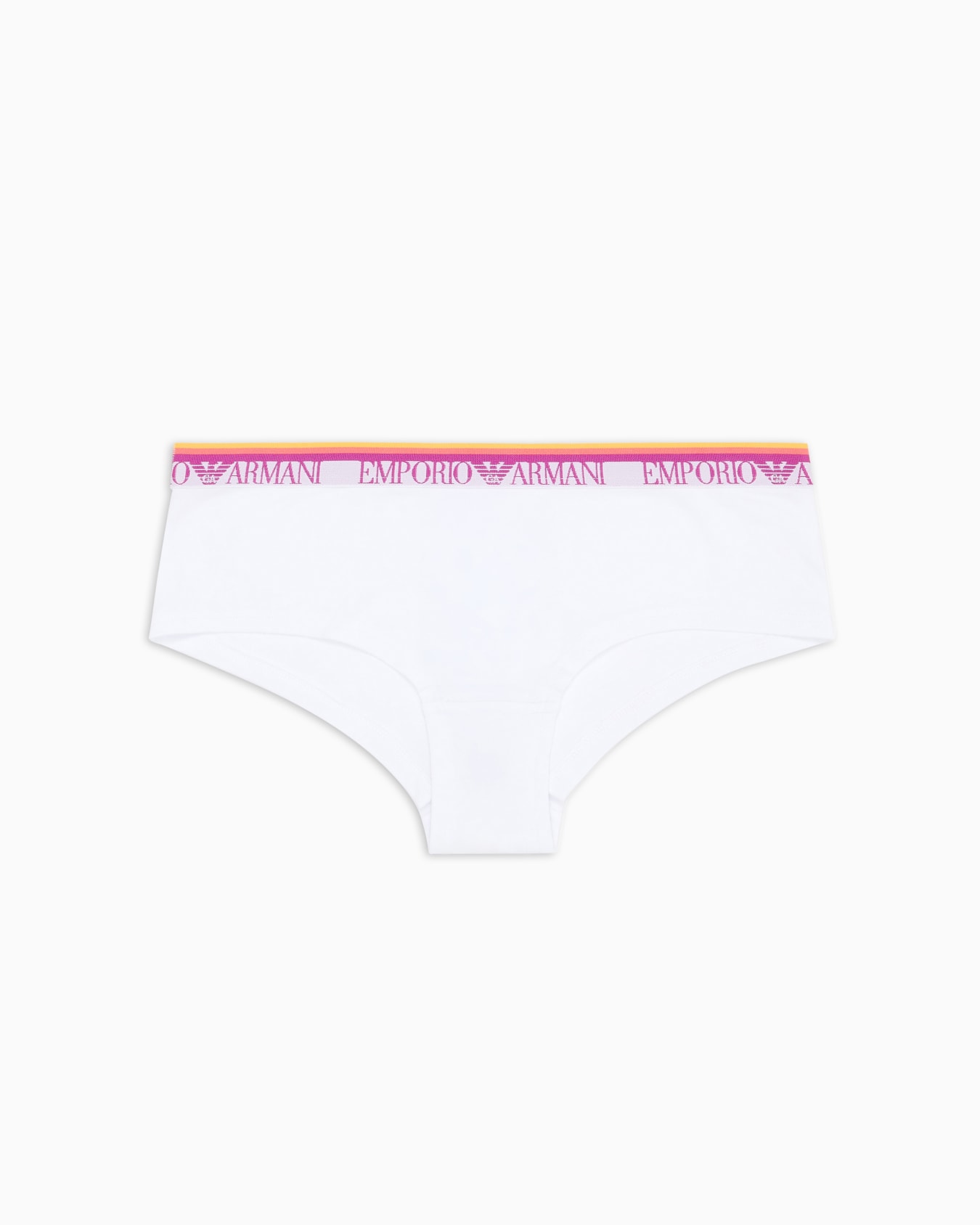 ASV Iconic organic-cotton boy shorts with logo waistband Slide 0