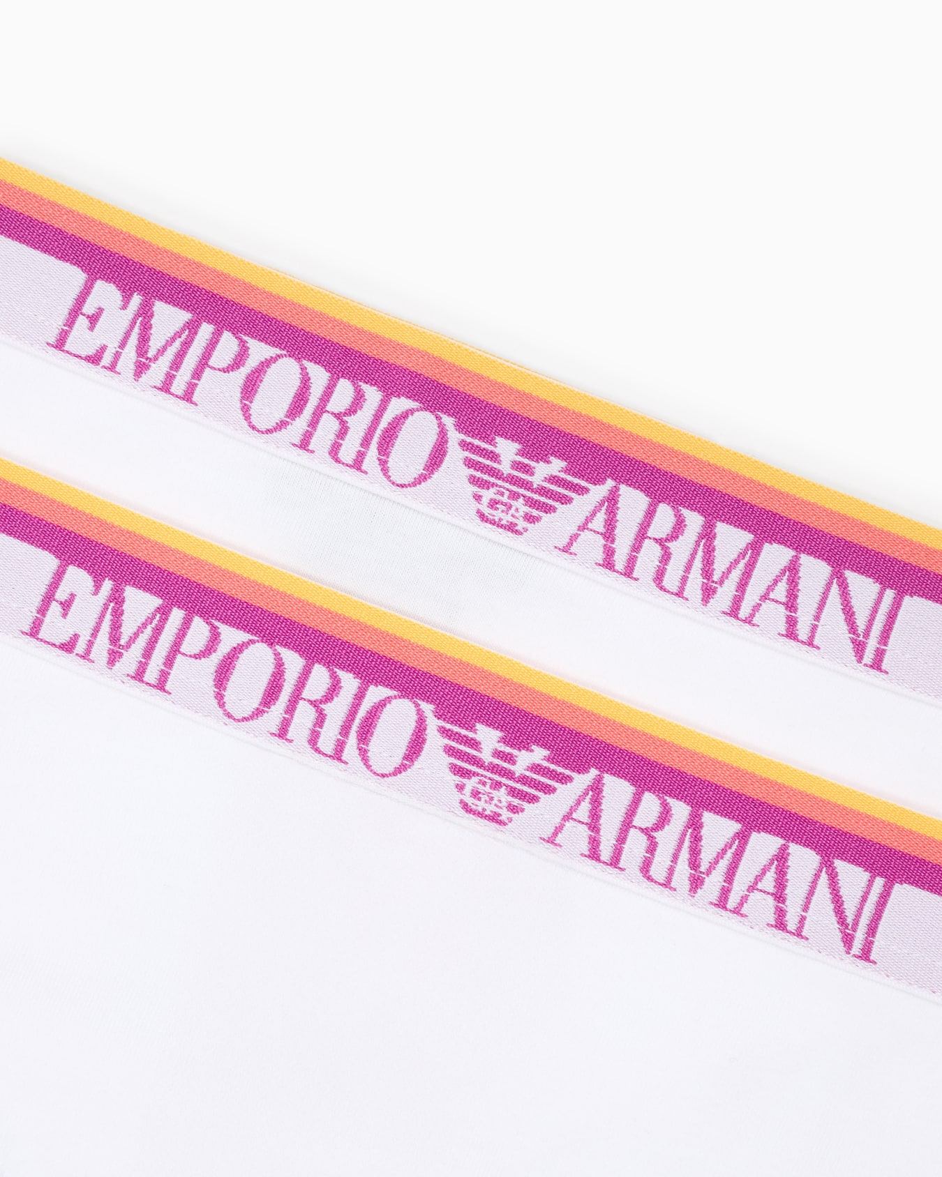 Two-pack of ASV Iconic organic-cotton briefs with logo waistband Slide 3