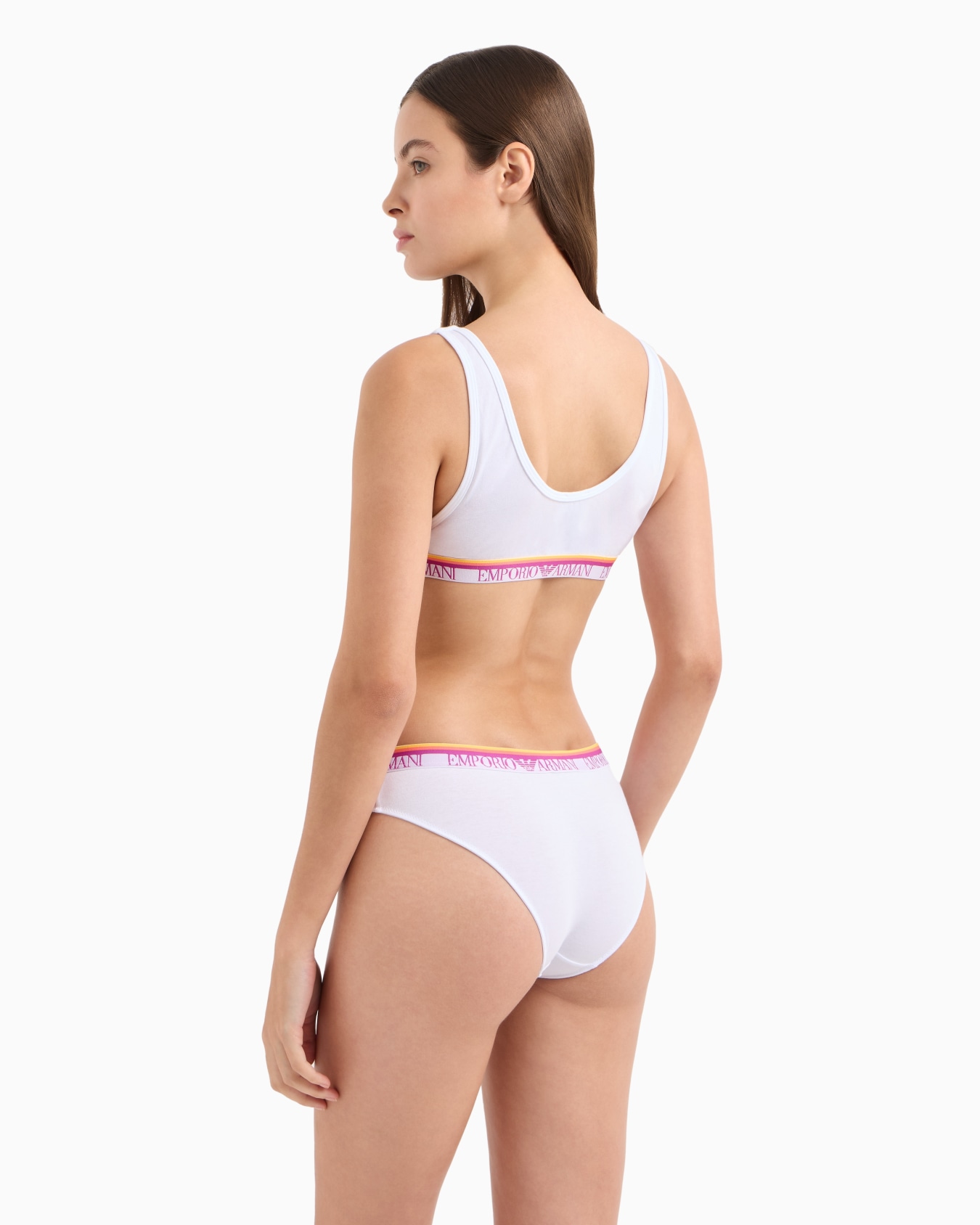 Two-pack of ASV Iconic organic-cotton briefs with logo waistband Slide 2