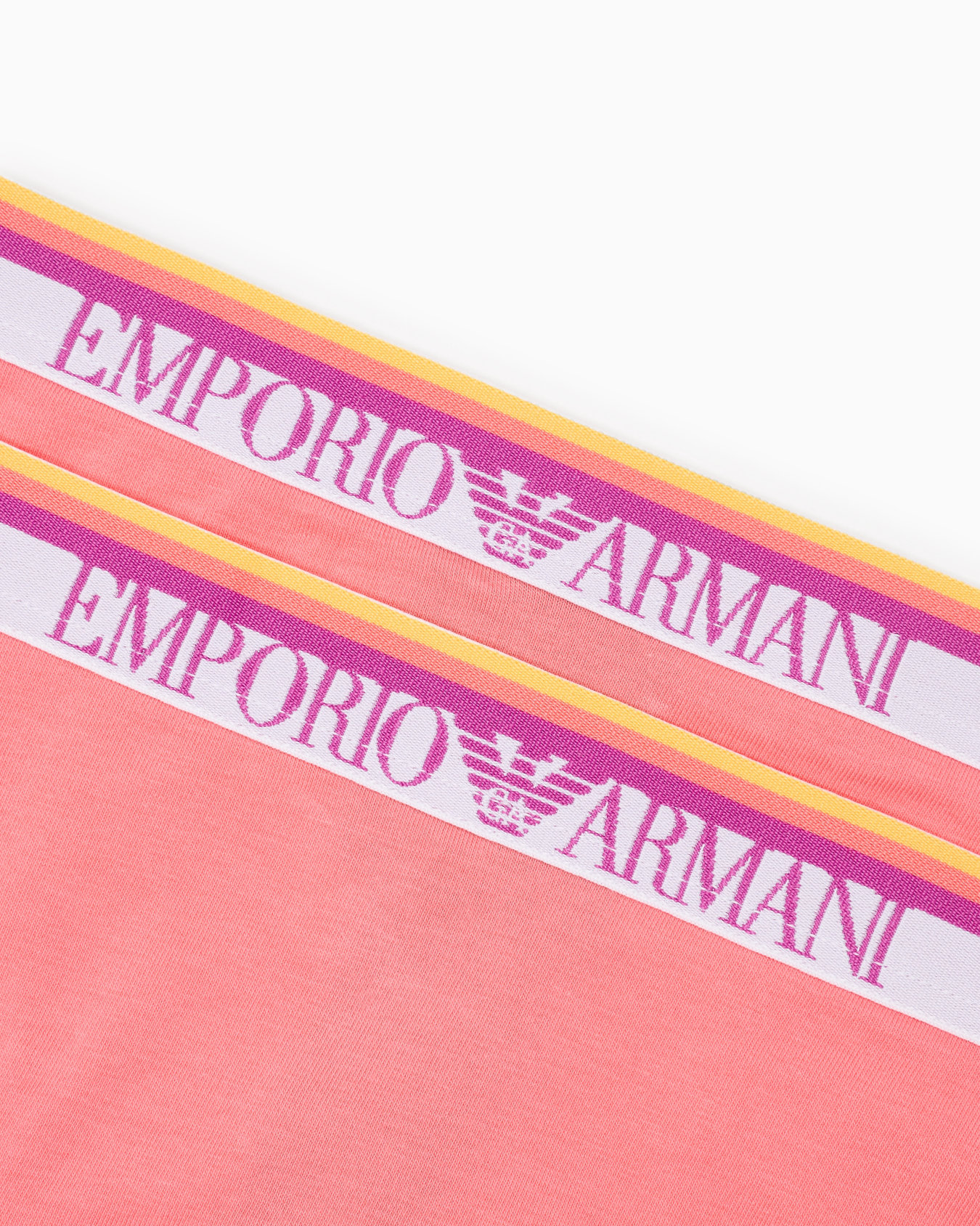 Two-pack of ASV Iconic organic-cotton briefs with logo waistband Slide 3