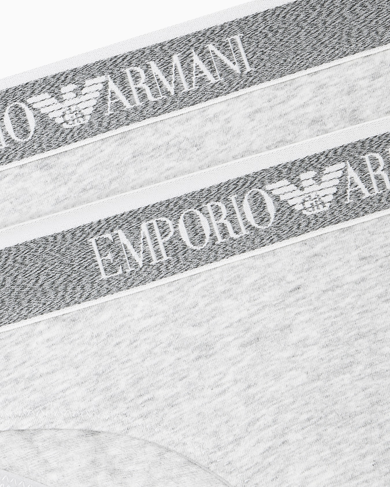 Two-pack of ASV Iconic organic-cotton briefs with logo waistband Slide 3