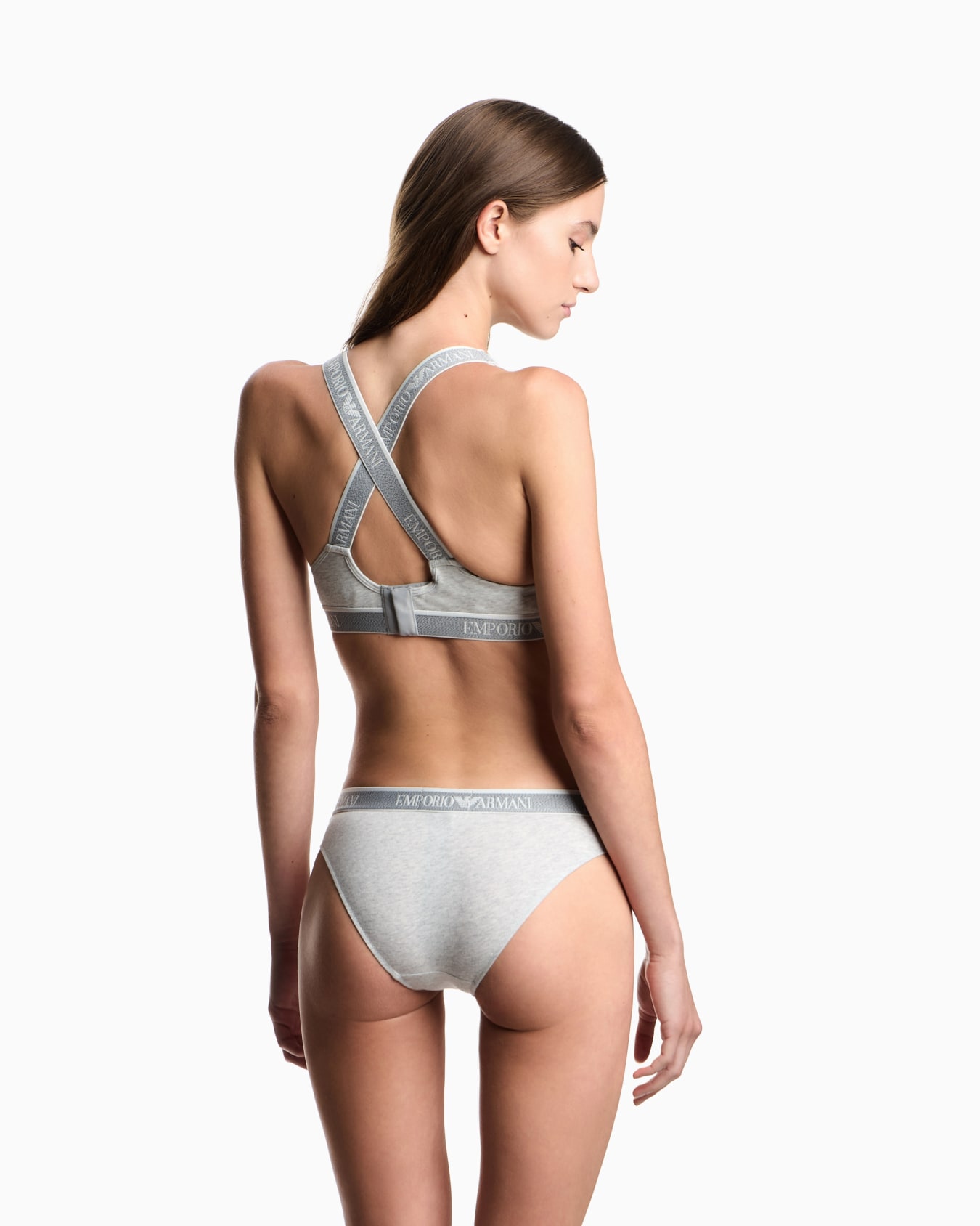 Two-pack of ASV Iconic organic-cotton briefs with logo waistband Slide 2