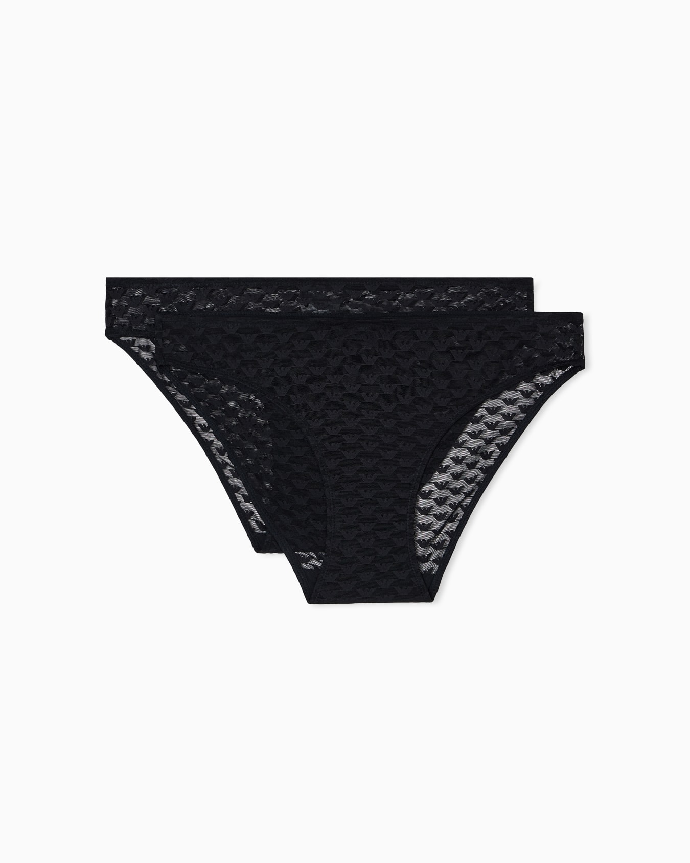 Two-pack of ASV mesh briefs with all-over eagle logo Slide 0