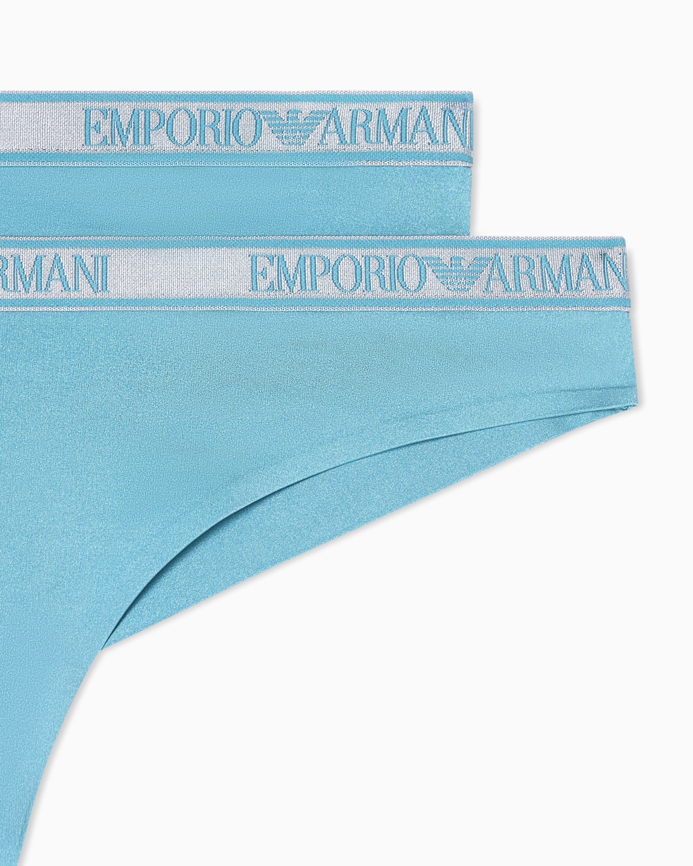 Two-pack of ASV Iconic recycled-microfibre Brazilian briefs Slide 3