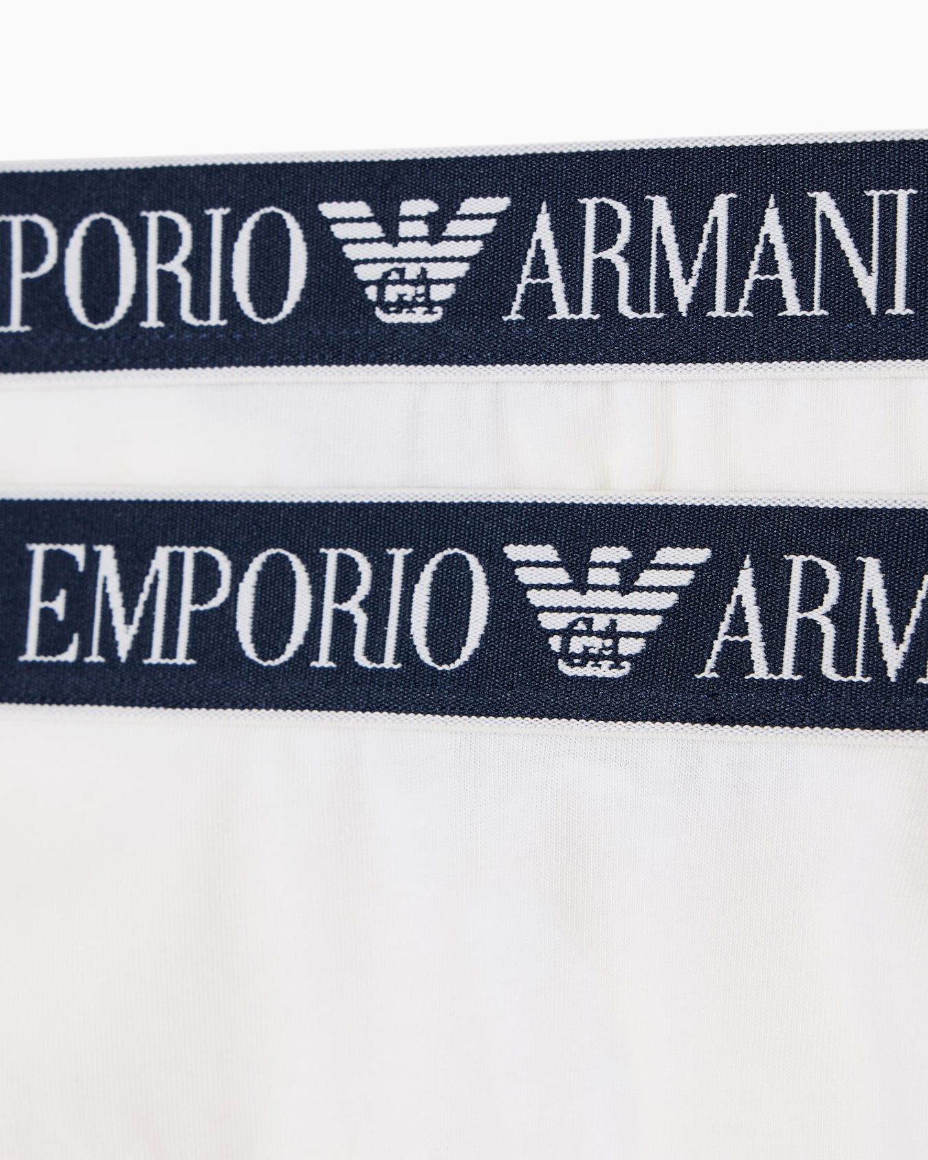 Two-pack of ASV organic-cotton Brazilian briefs with logo waistband Slide 3