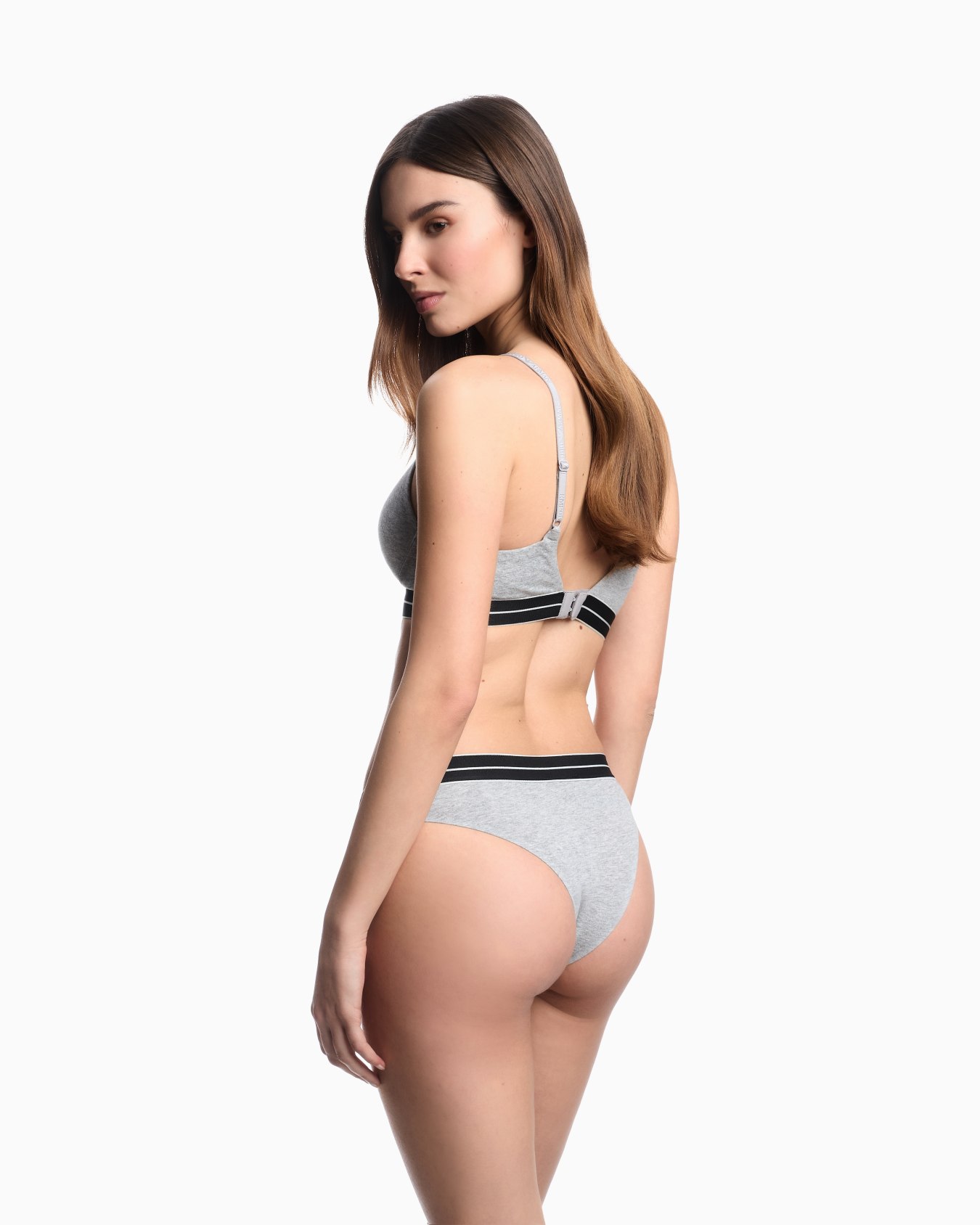 Two-pack of ASV organic-cotton Brazilian briefs with logo waistband Slide 2