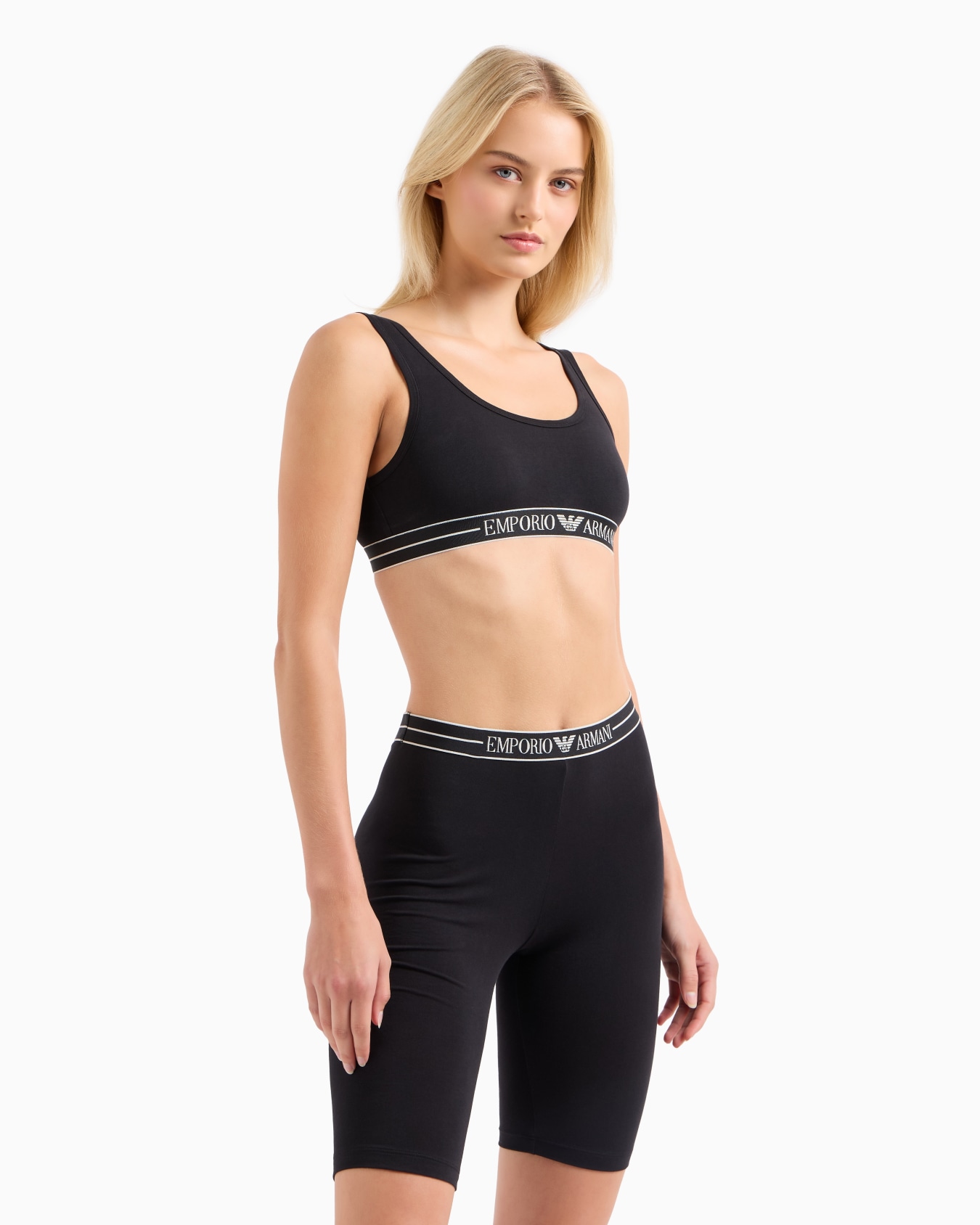 ASV organic-cotton biker shorts with logo waistband Slide 1