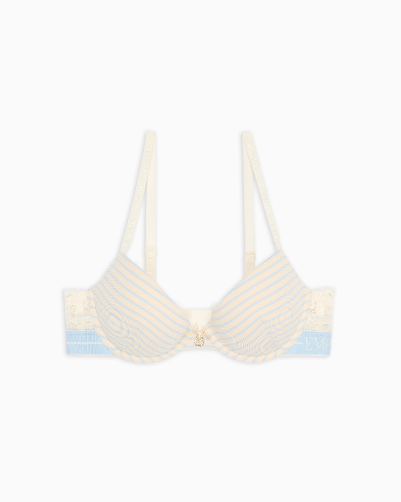 ASV ribbed recycled-jersey push-up bra Slide 0
