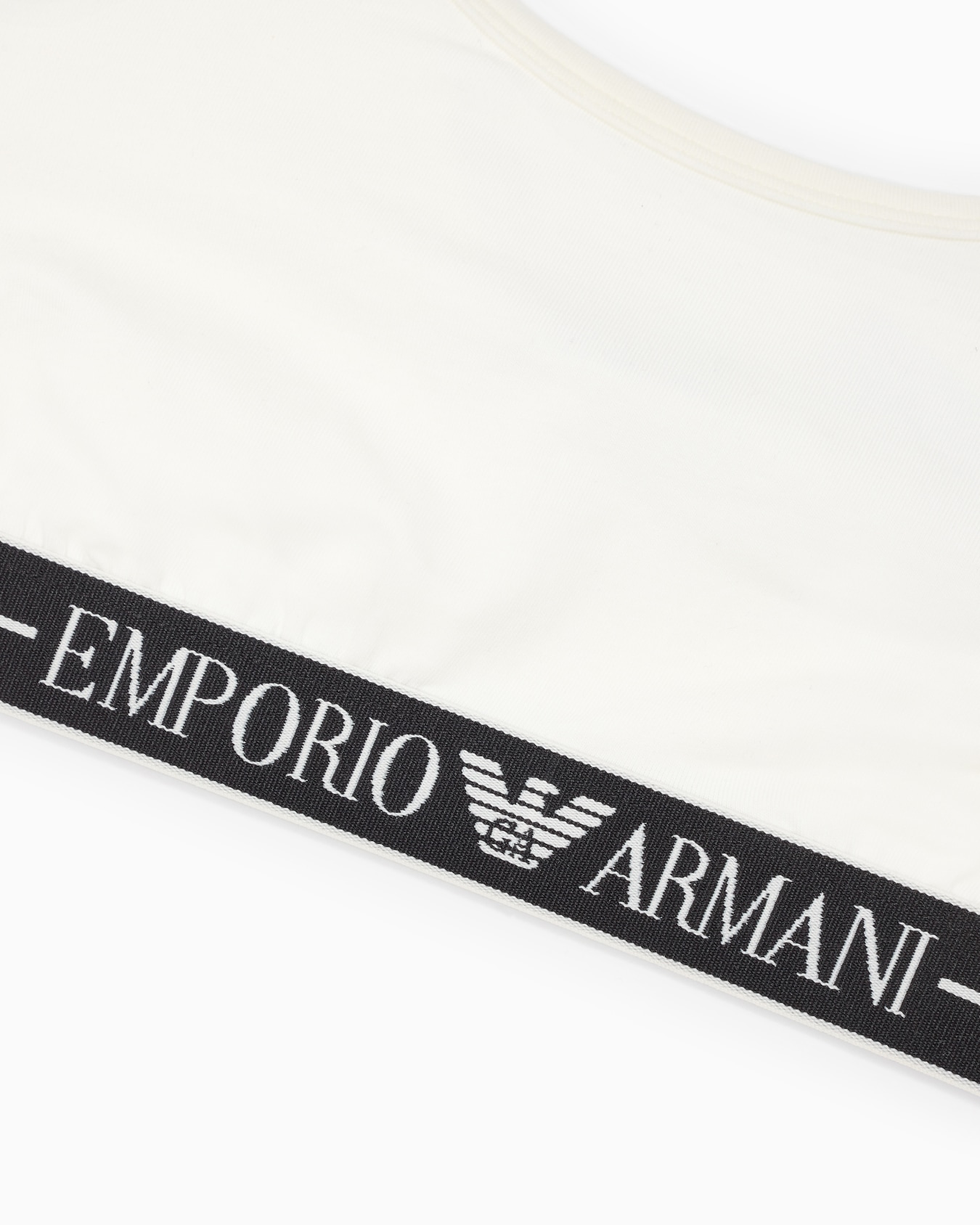 ASV organic-cotton bralette with logo underband Slide 2