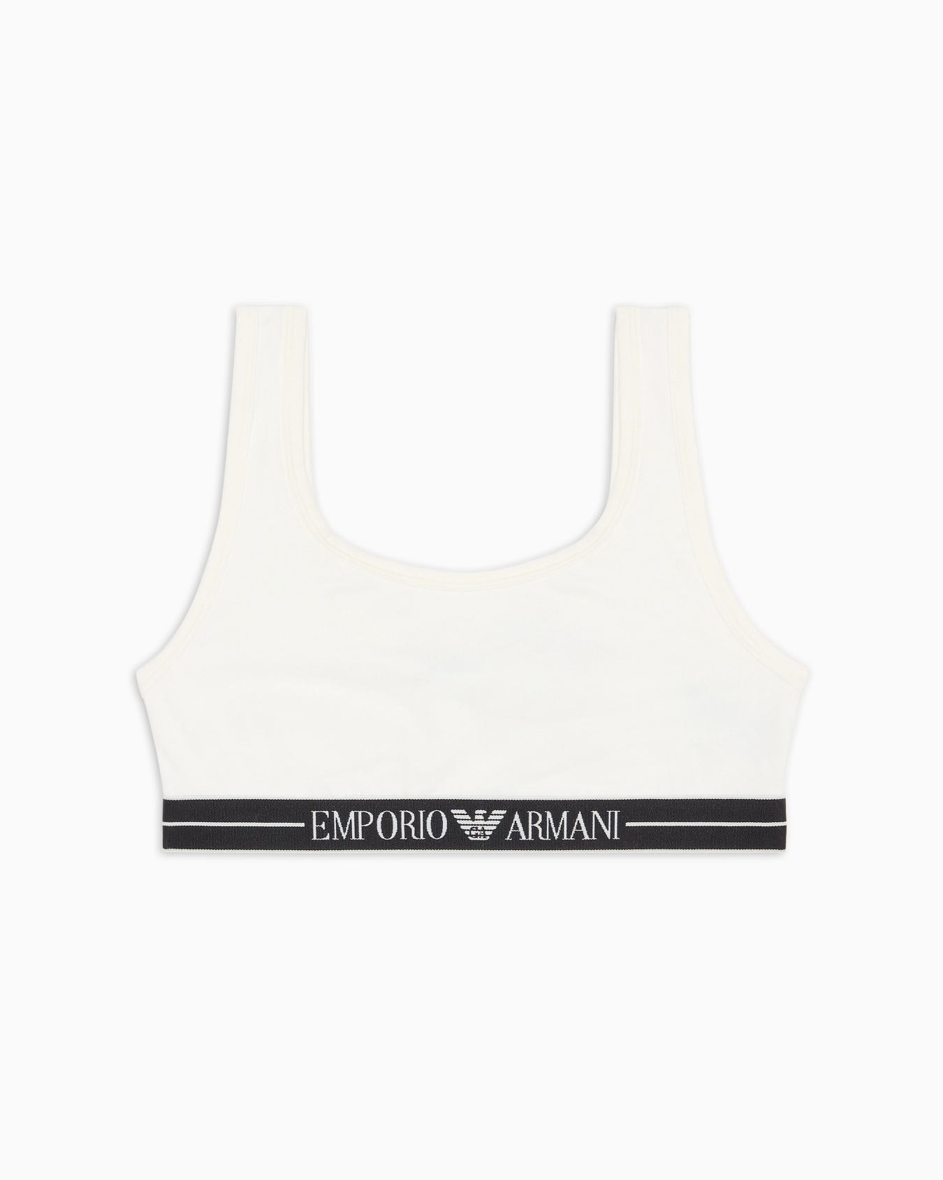 ASV organic-cotton bralette with logo underband Slide 0