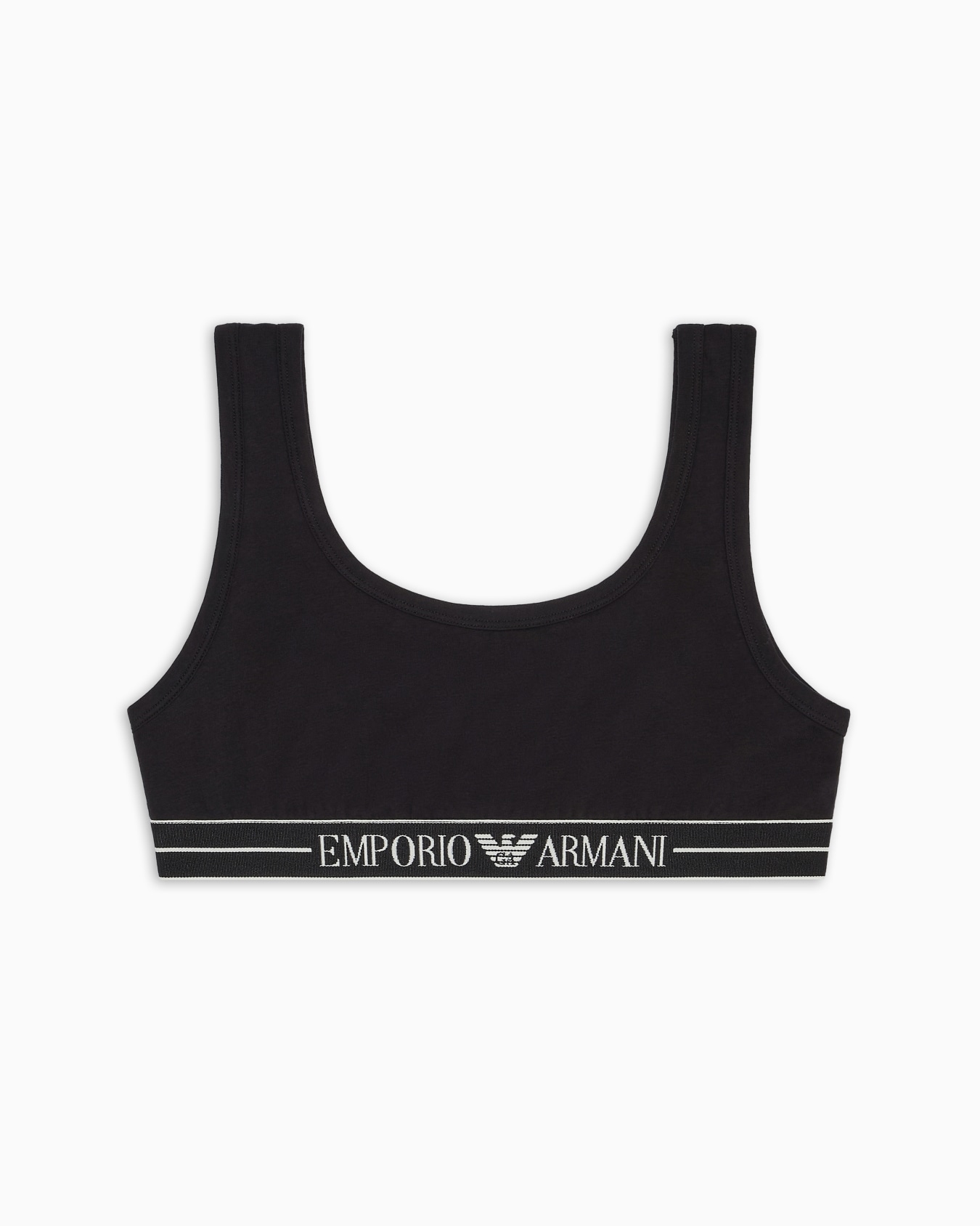 ASV organic-cotton bralette with logo underband Slide 0