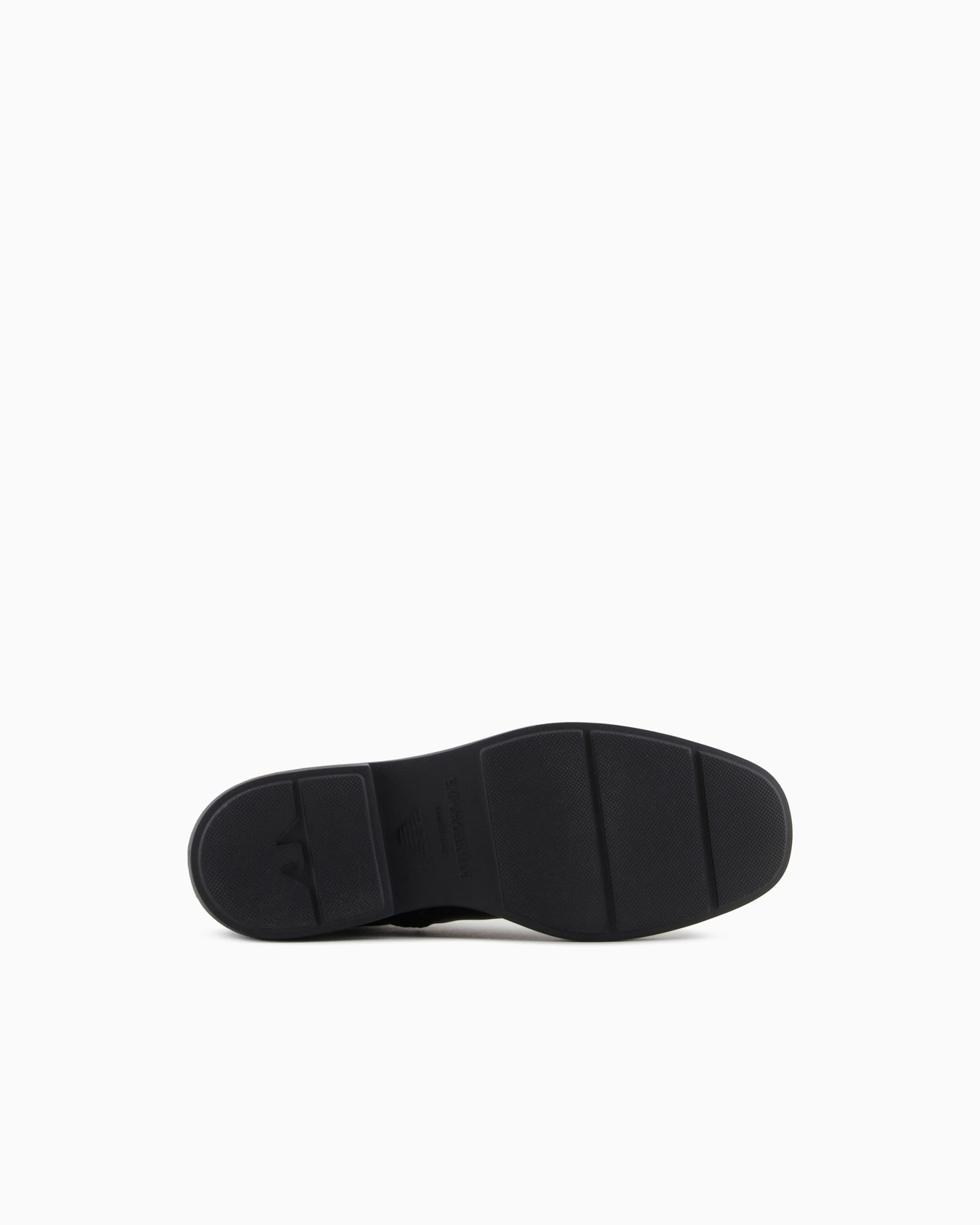 Leather lace-up ankle boots with Icon logo strap Slide 4