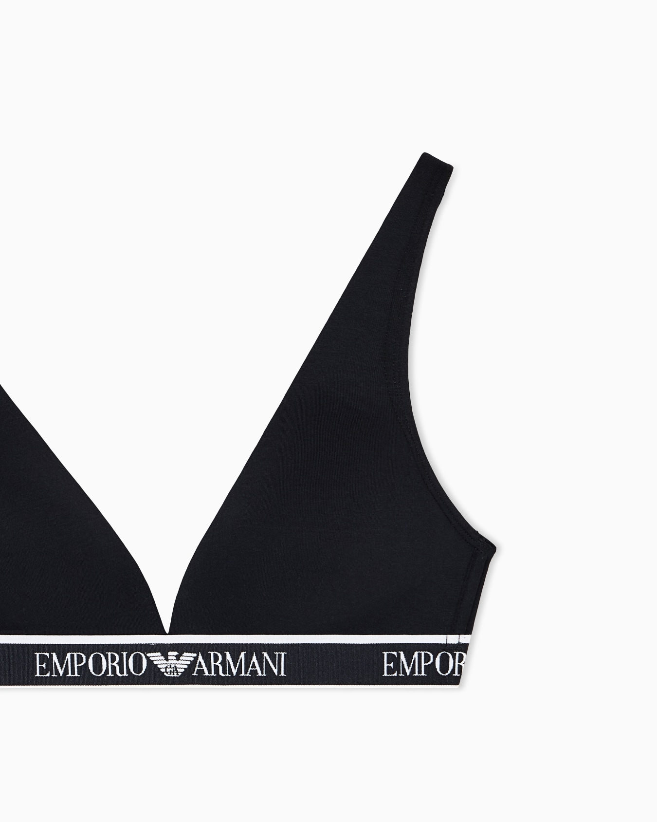 ASV Iconic organic-cotton padded bralette with logo underband Slide 3