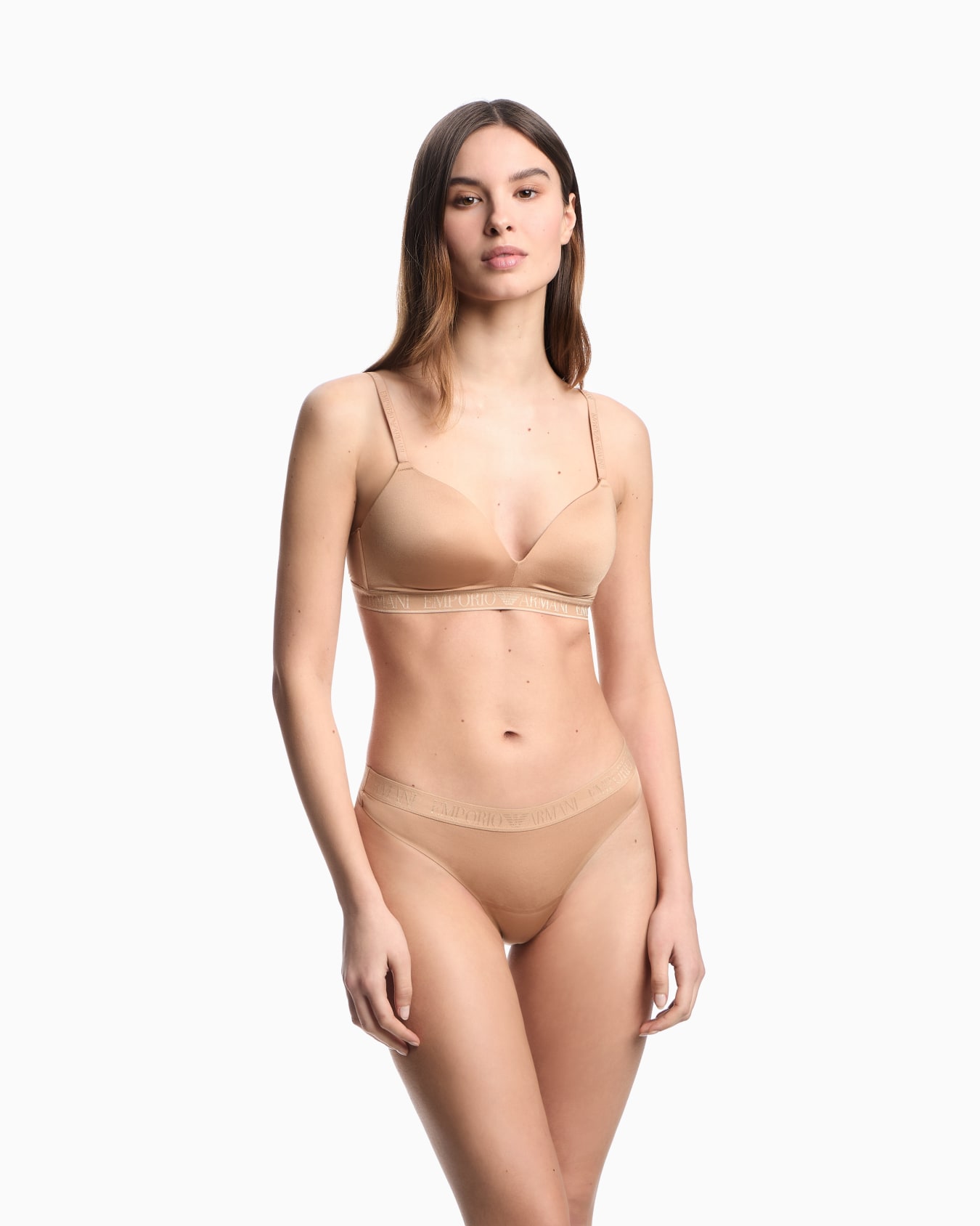 ASV Iconic padded triangle bra in recycled microfibre Slide 1