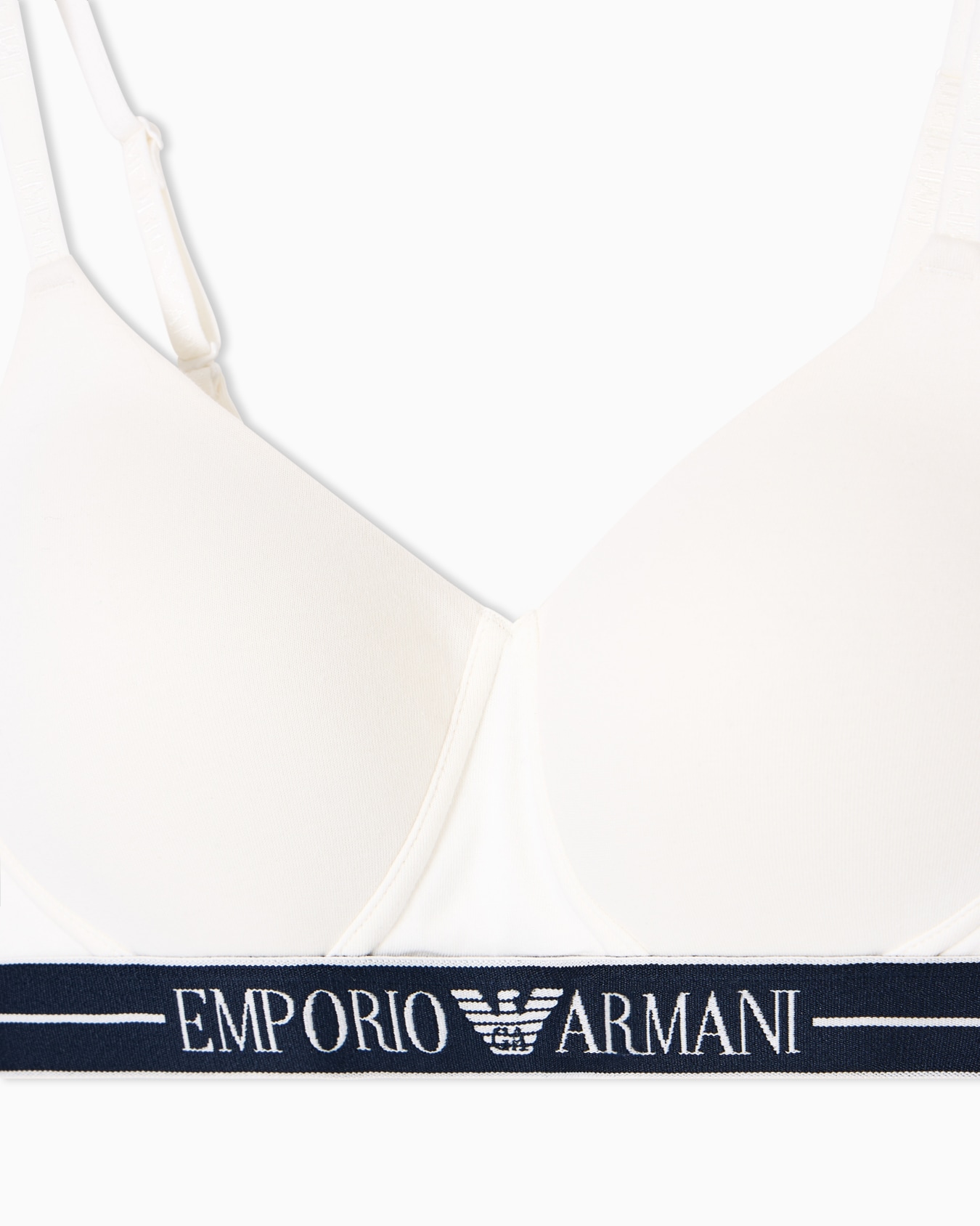 ASV organic-cotton padded bralette with logo underband Slide 3
