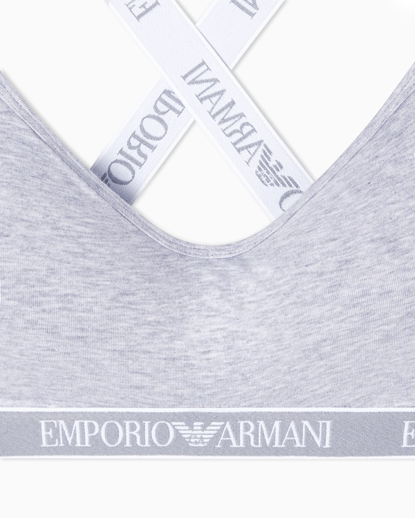 ASV Iconic organic jersey padded bralette with logo underband Slide 3