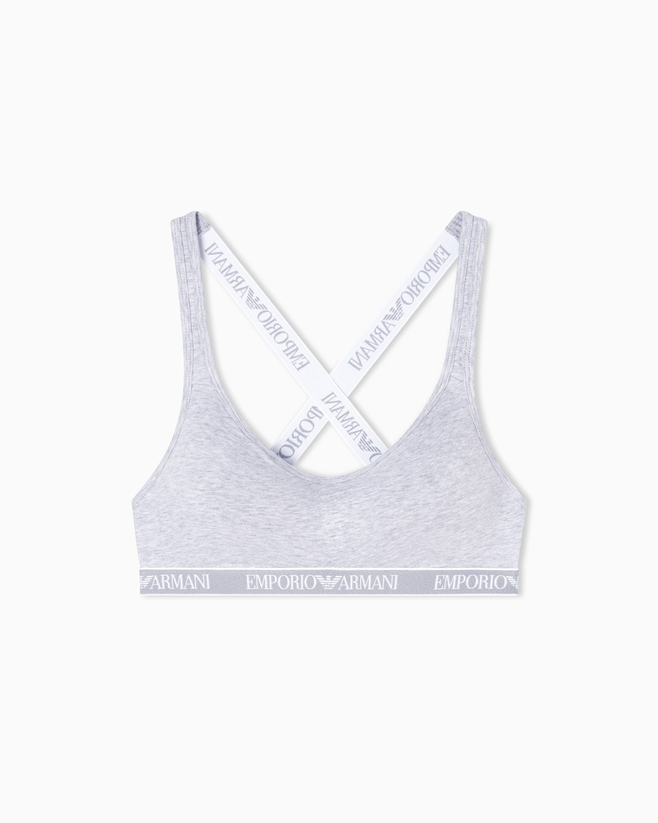 ASV Iconic organic jersey padded bralette with logo underband Slide 0