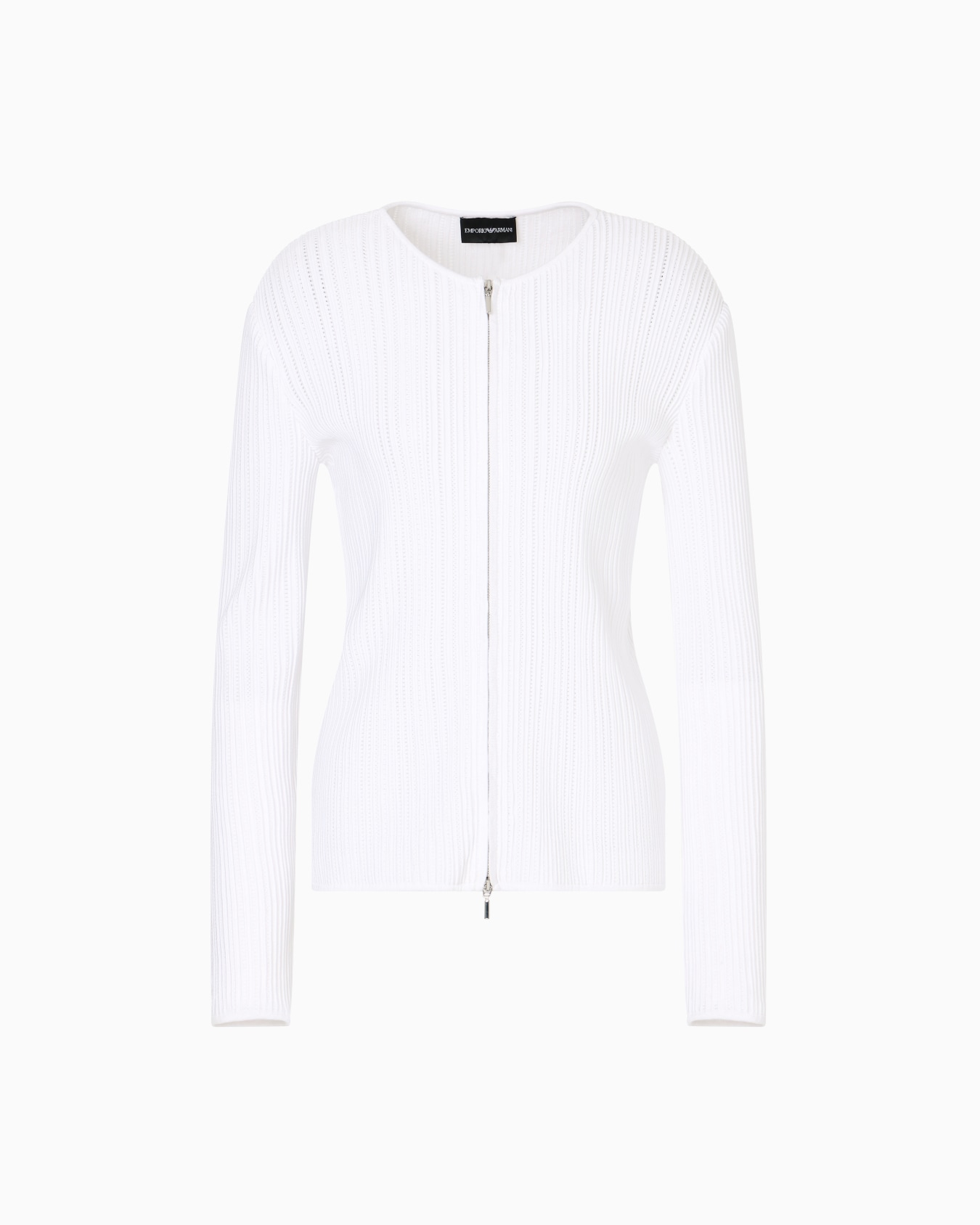 Perforated ottoman fabric jacket Slide 0