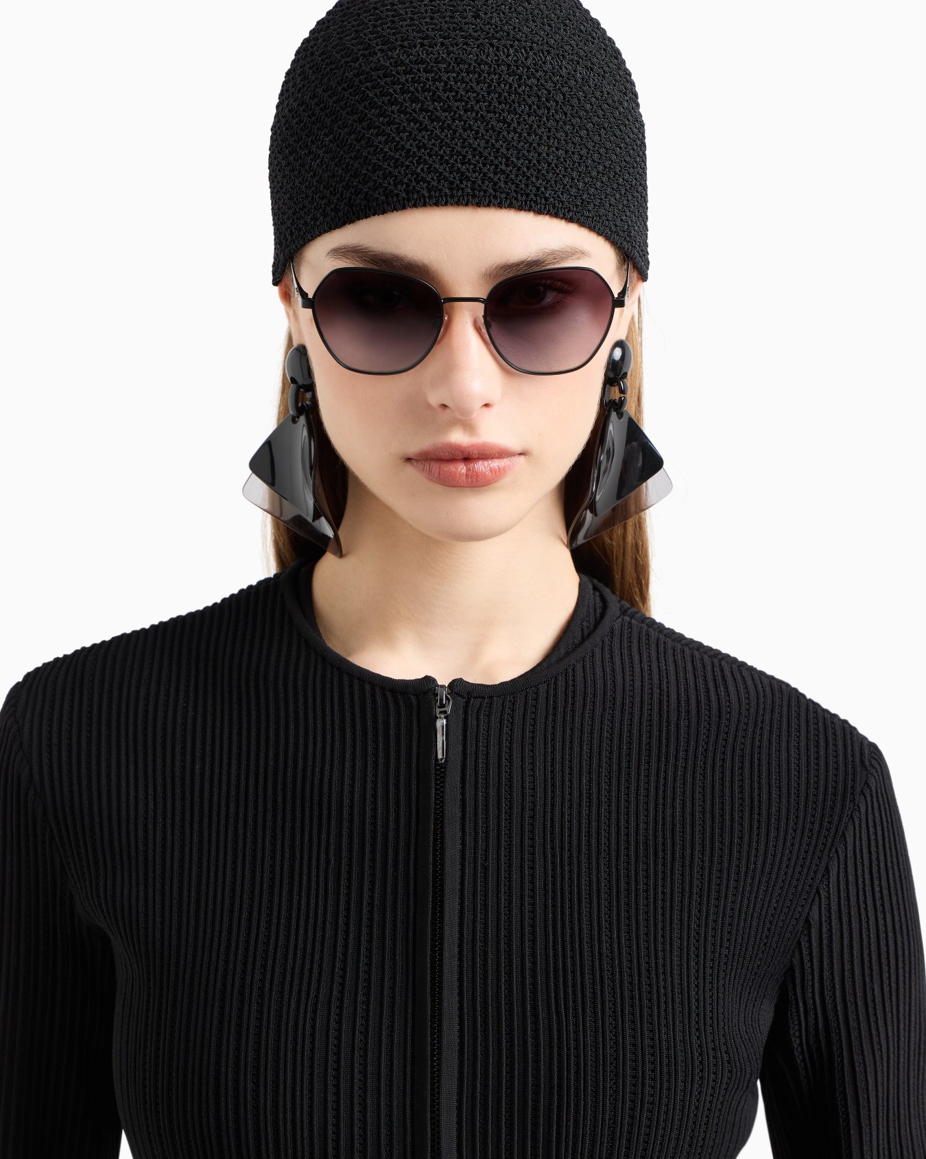 Veste en tissu ottoman perforé Diapositive 4