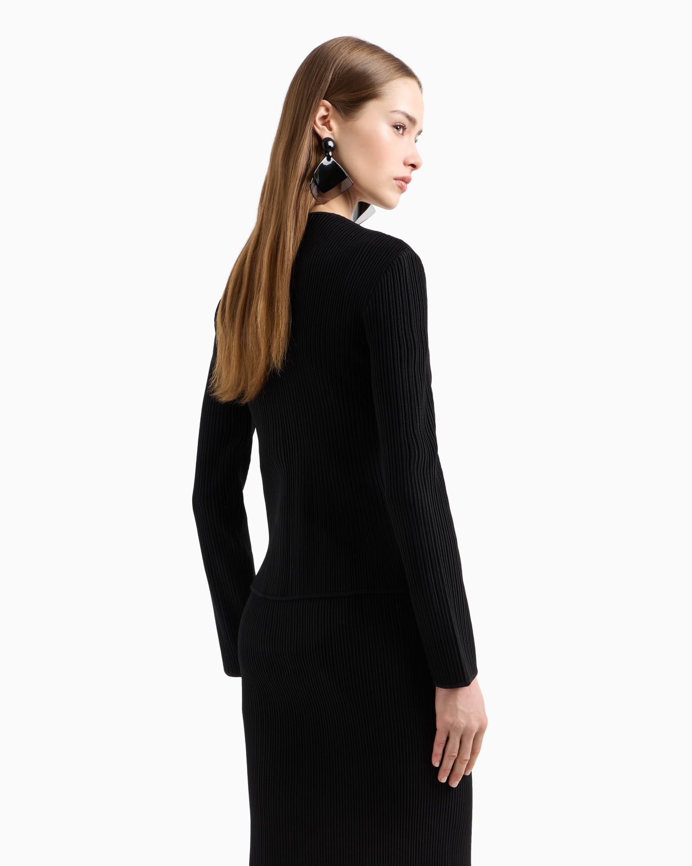 Veste en tissu ottoman perforé Diapositive 2