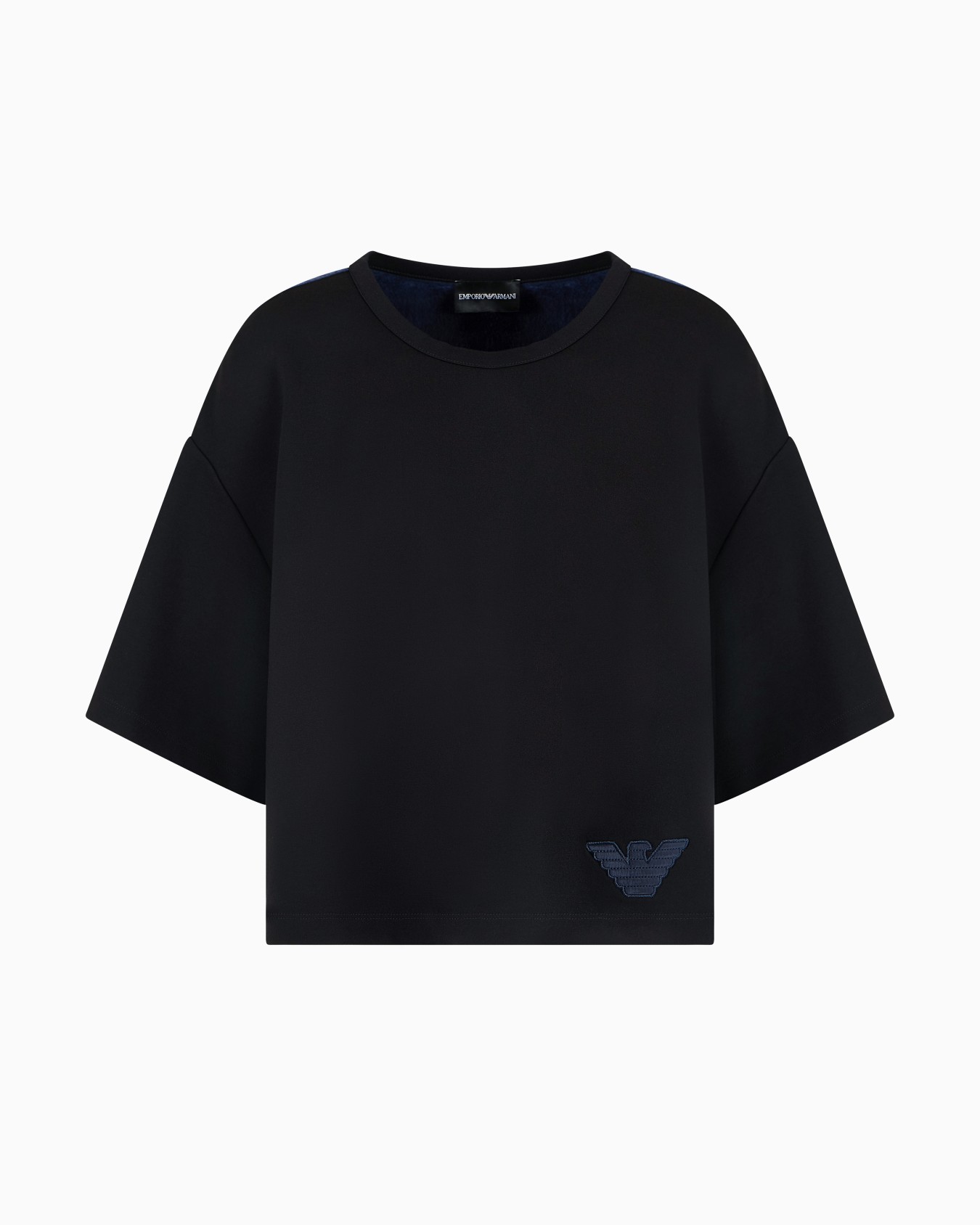 Sudadera de manga corta de punto interlock  Diapositiva 0