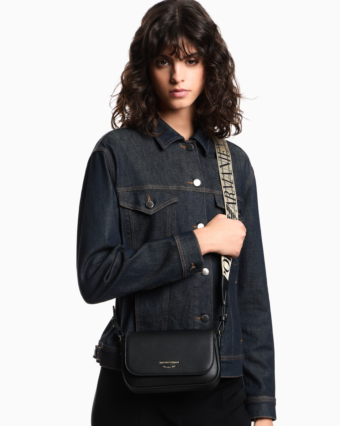 Deer-print mini bag with shoulder strap Slide 6