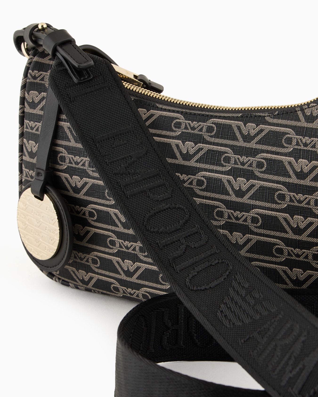 Bag with all-over monogram print Slide 4