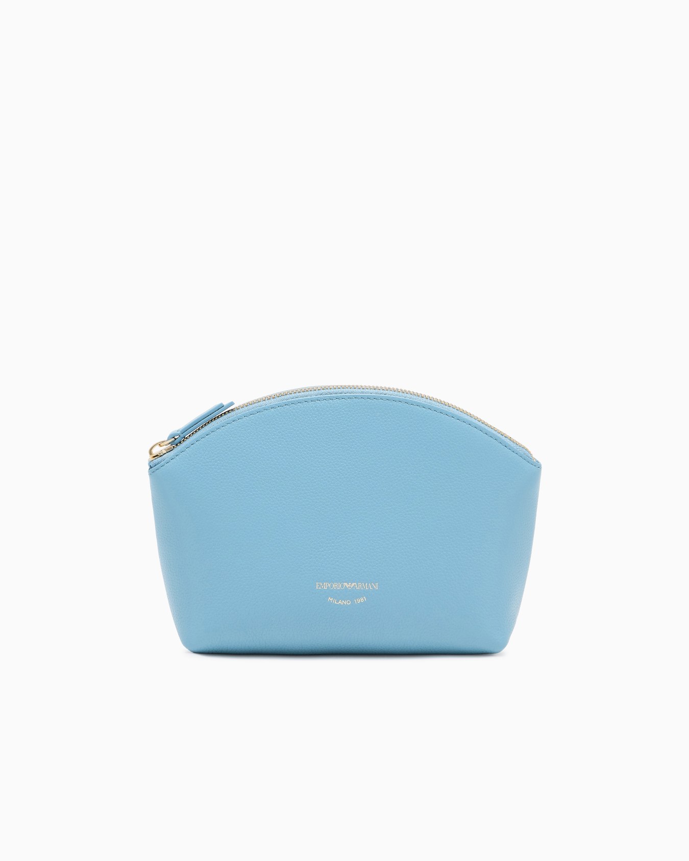 Deer-print leather washbag Slide 0