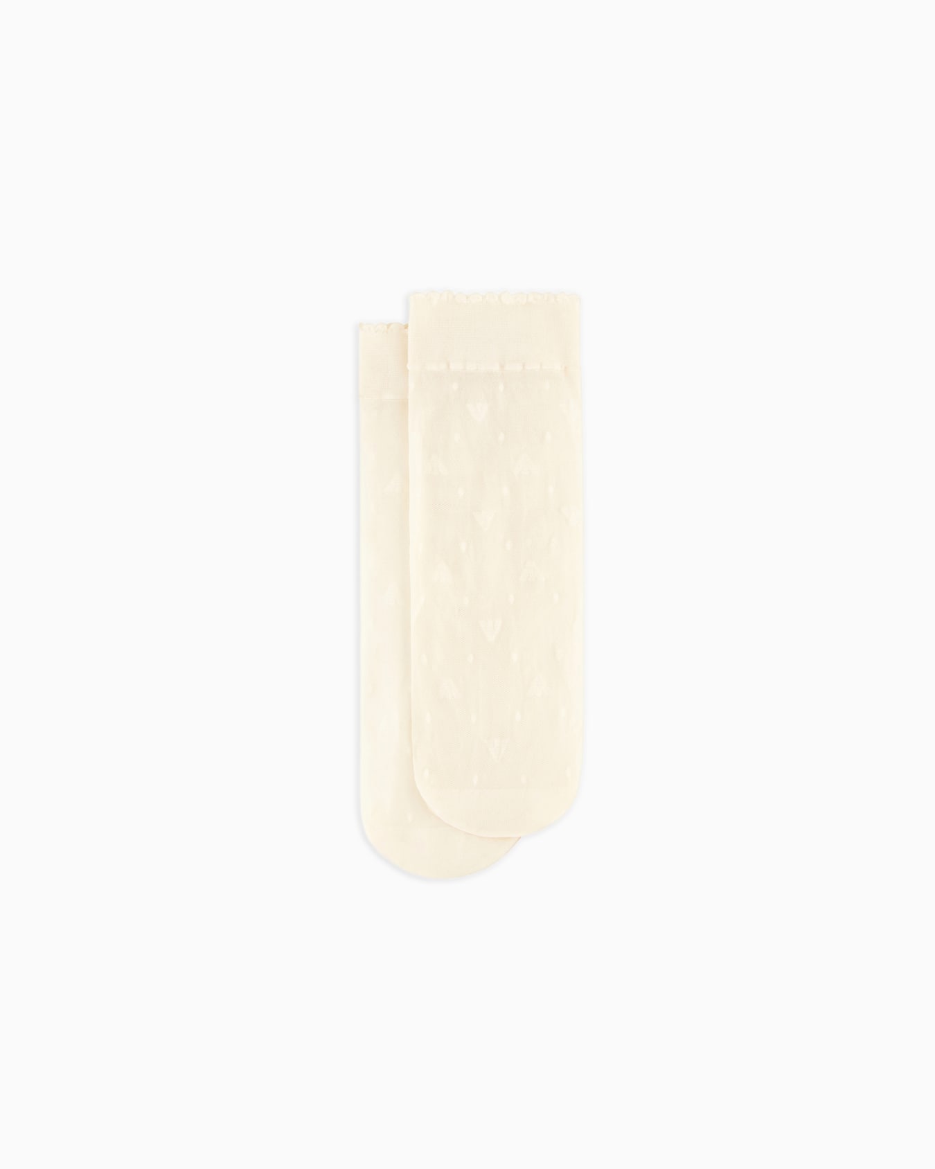 Nylon socks with polka dots and all-over eagles Slide 0