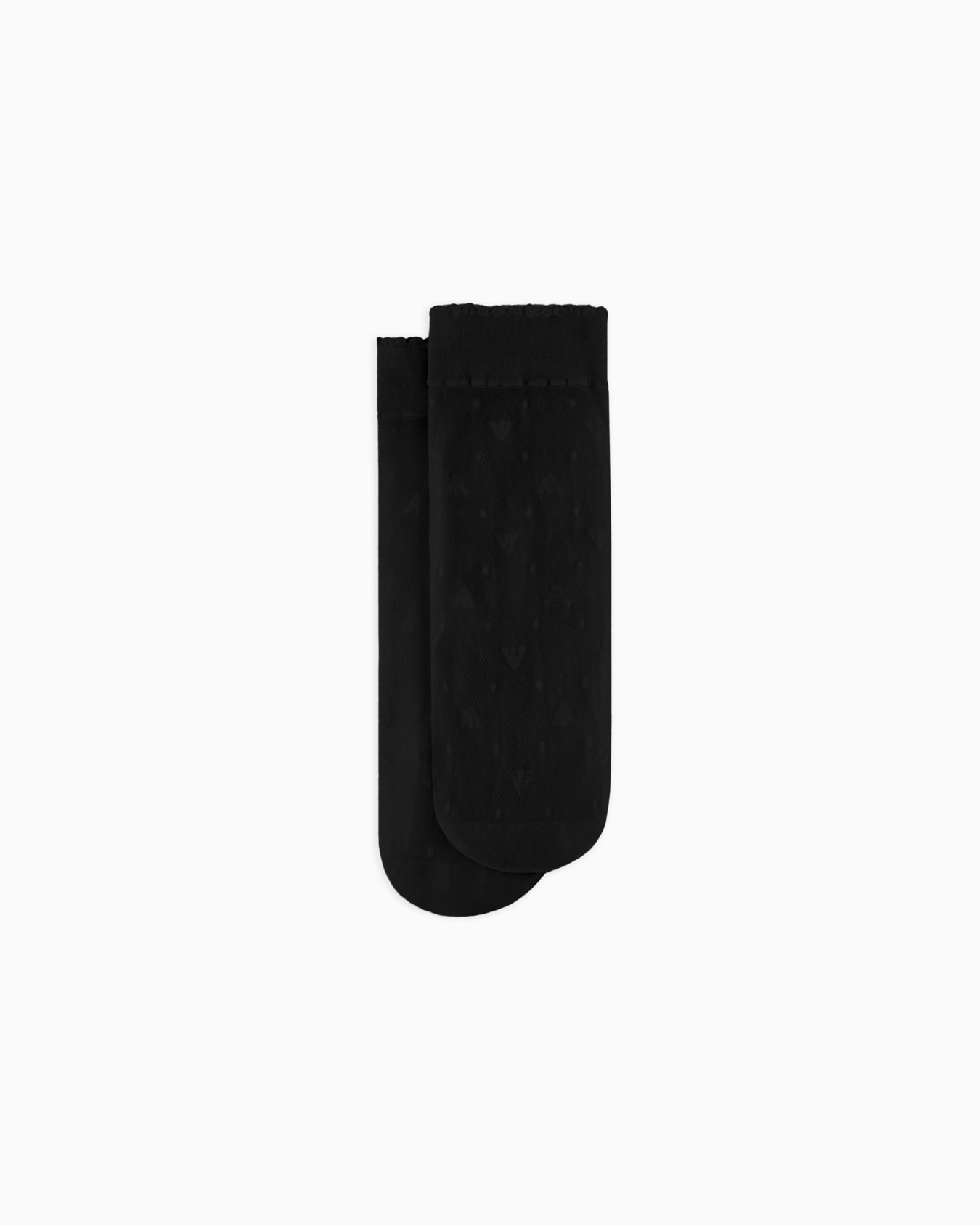 Nylon socks with polka dots and all-over eagles Slide 0