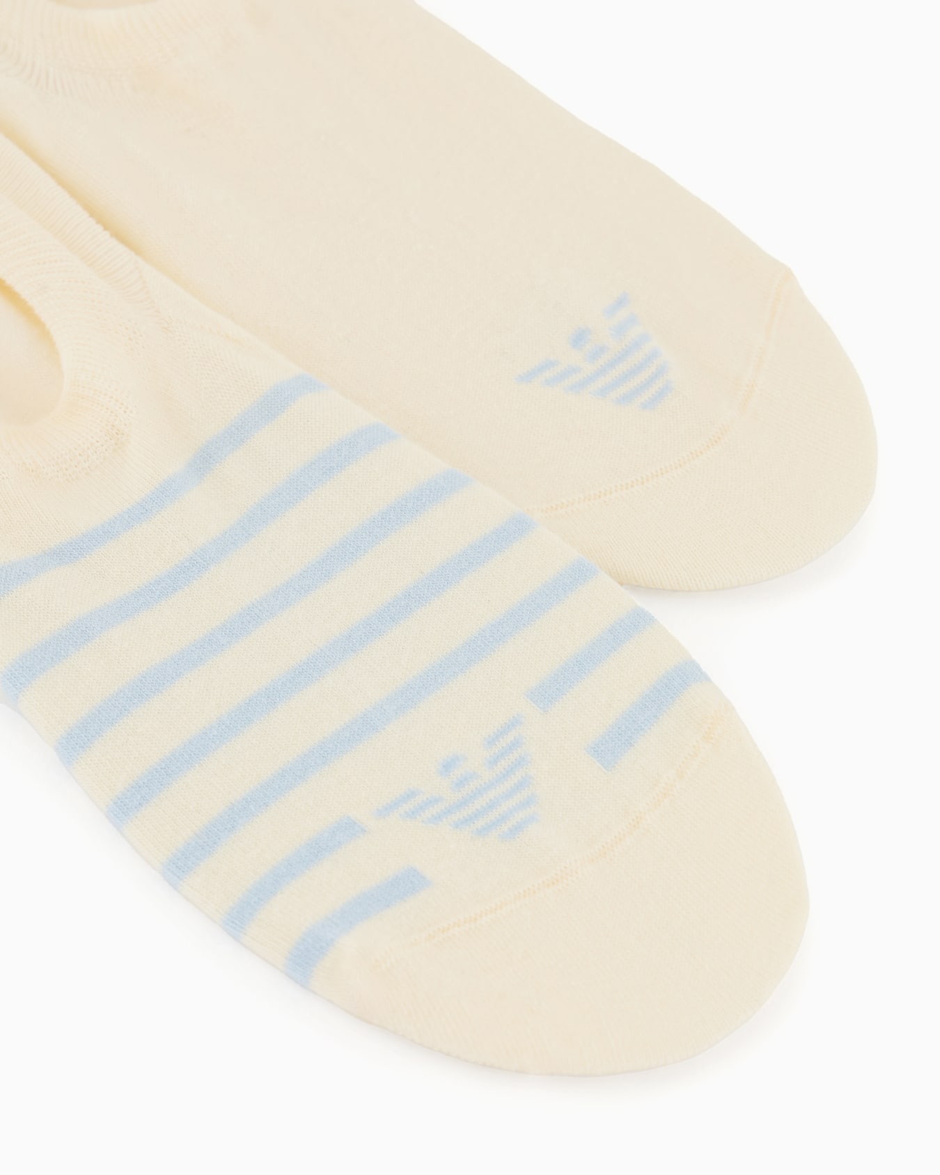 Two-pack of terry trainer socks with a jacquard logo Slide 1