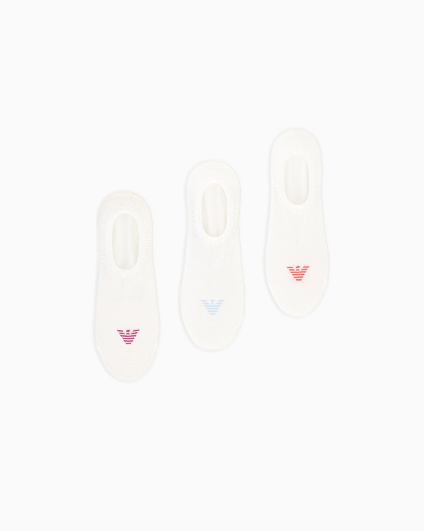Three-pack of ASV trainer socks with jacquard logo Slide 0