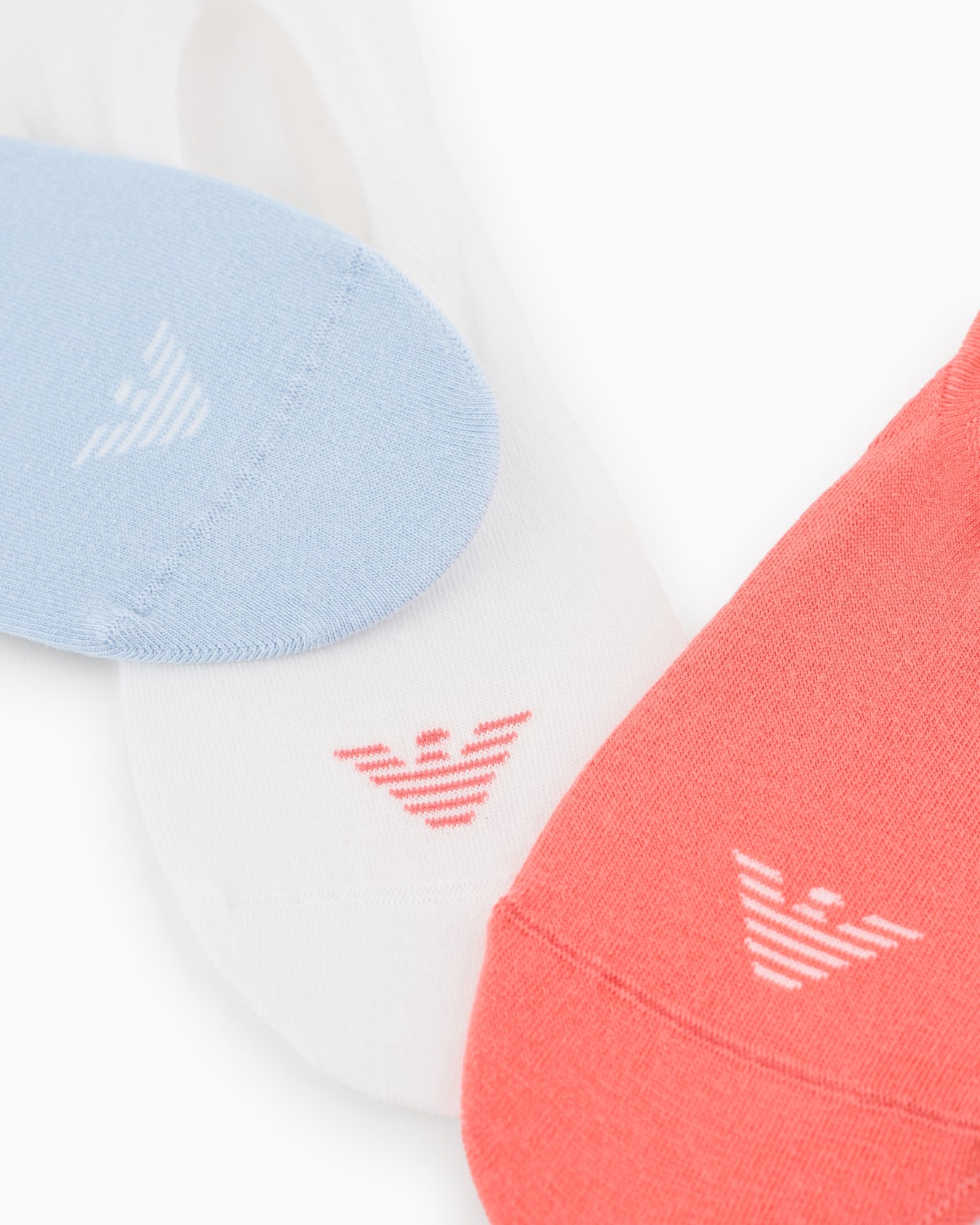Lot de 3 paires de chaussettes invisibles avec logo jacquard ASV Diapositive 1