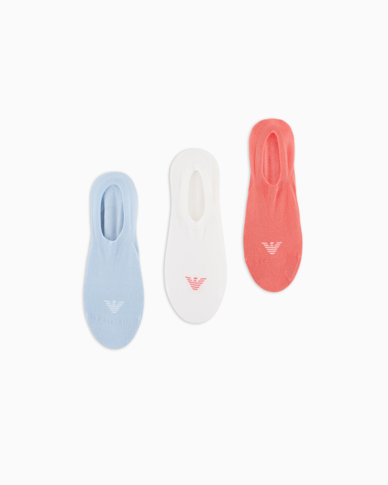 Lot de 3 paires de chaussettes invisibles avec logo jacquard ASV Diapositive 0