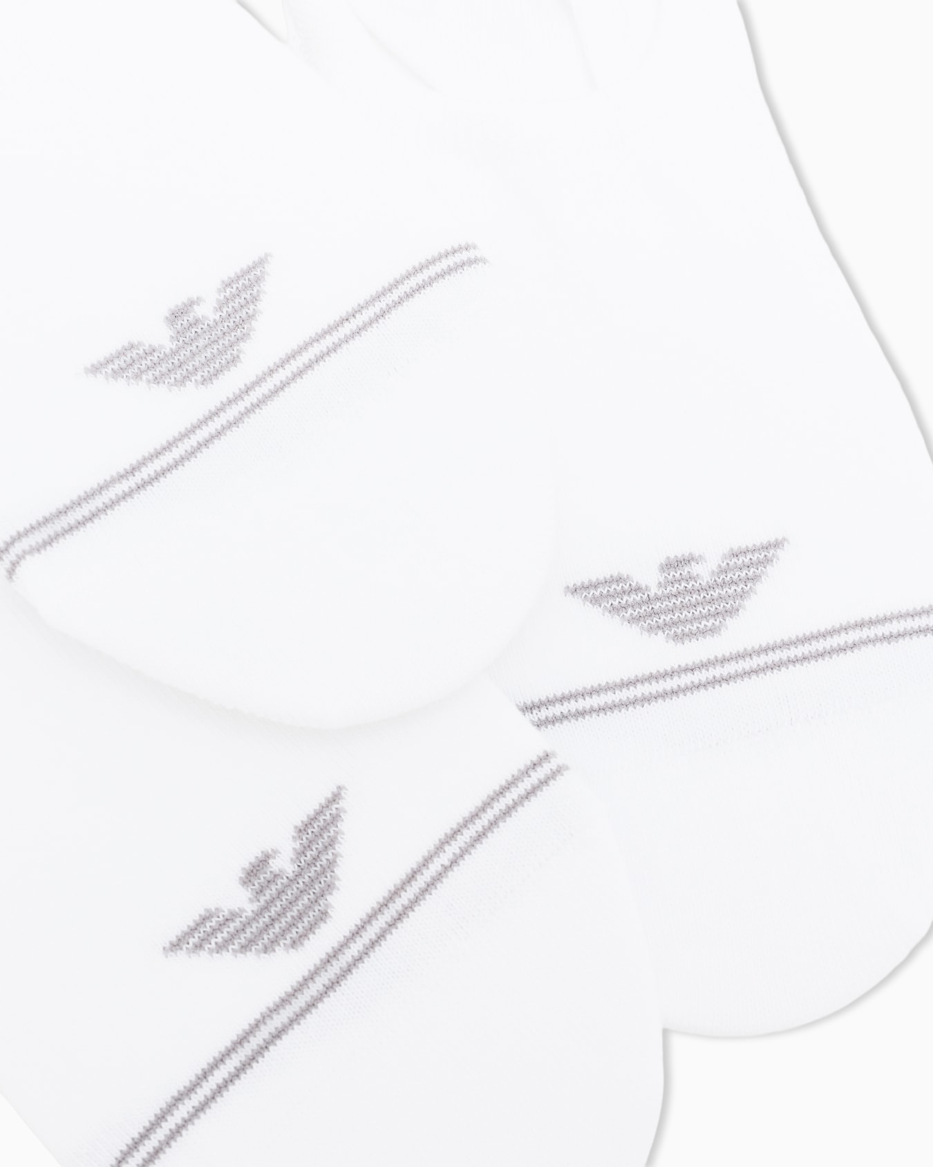 Three-pack of trainer socks with jacquard logo Slide 1