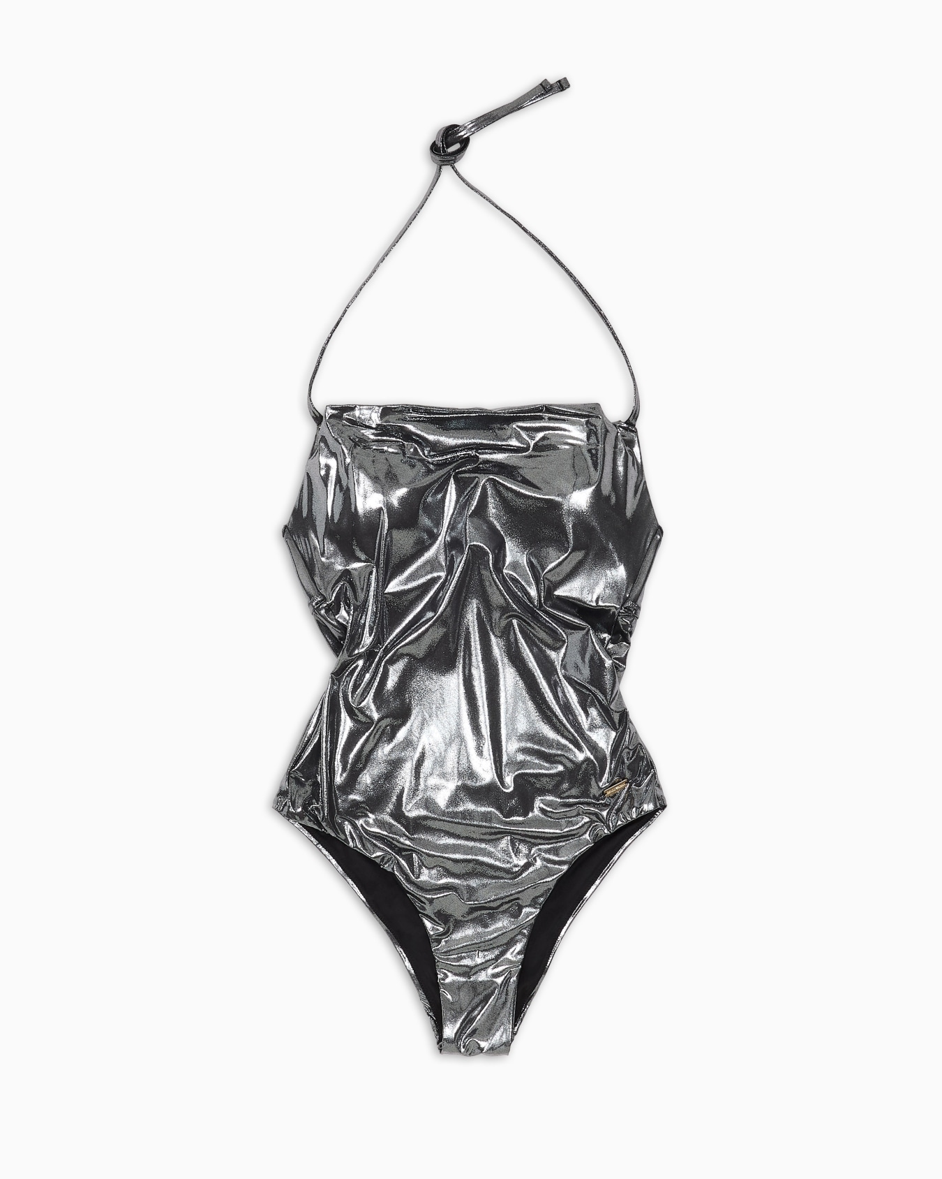 ASV recycled foil fabric padded one-piece swimsuit Slide 0