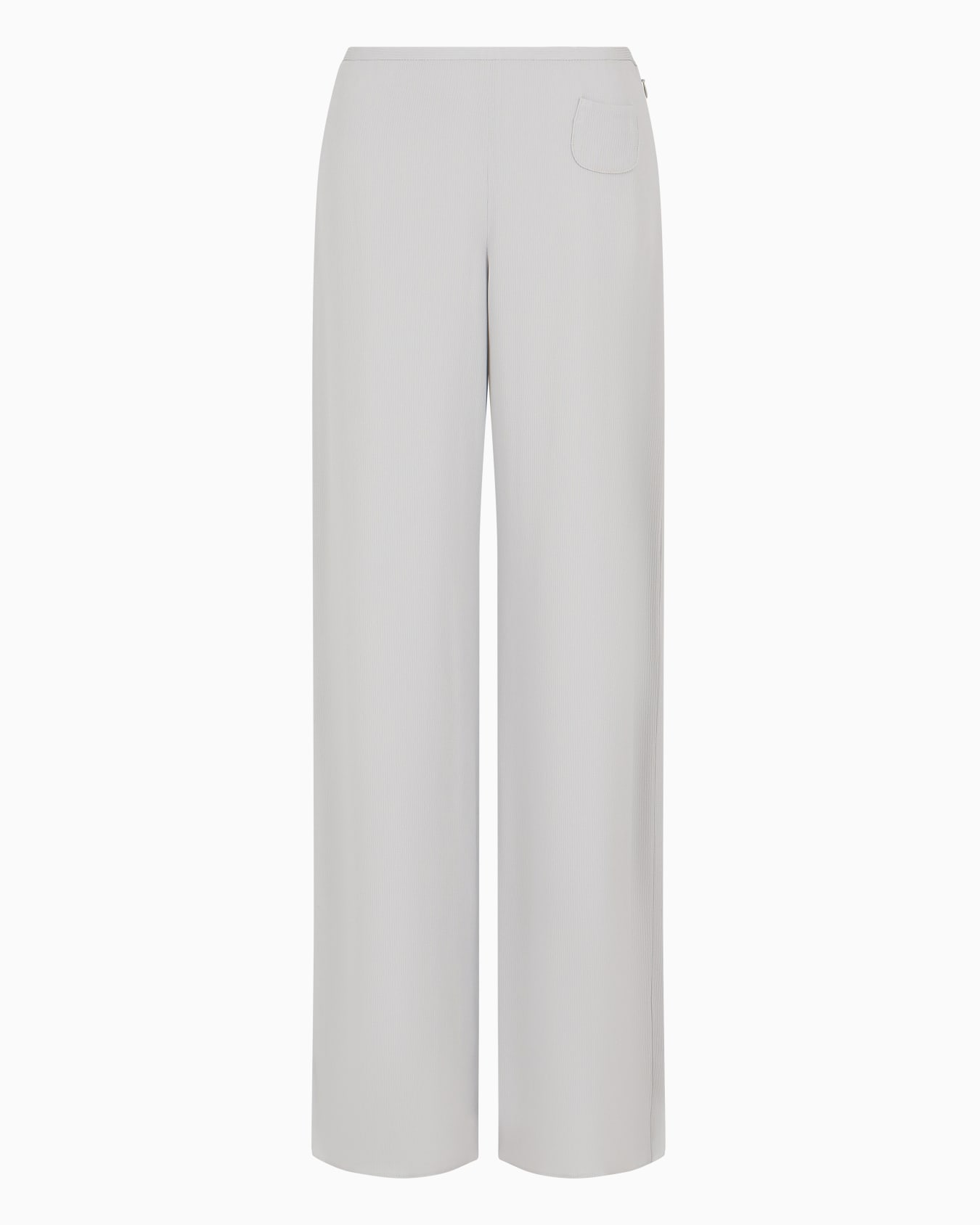 Icon canneté cady palazzo trousers with small pocket Slide 0
